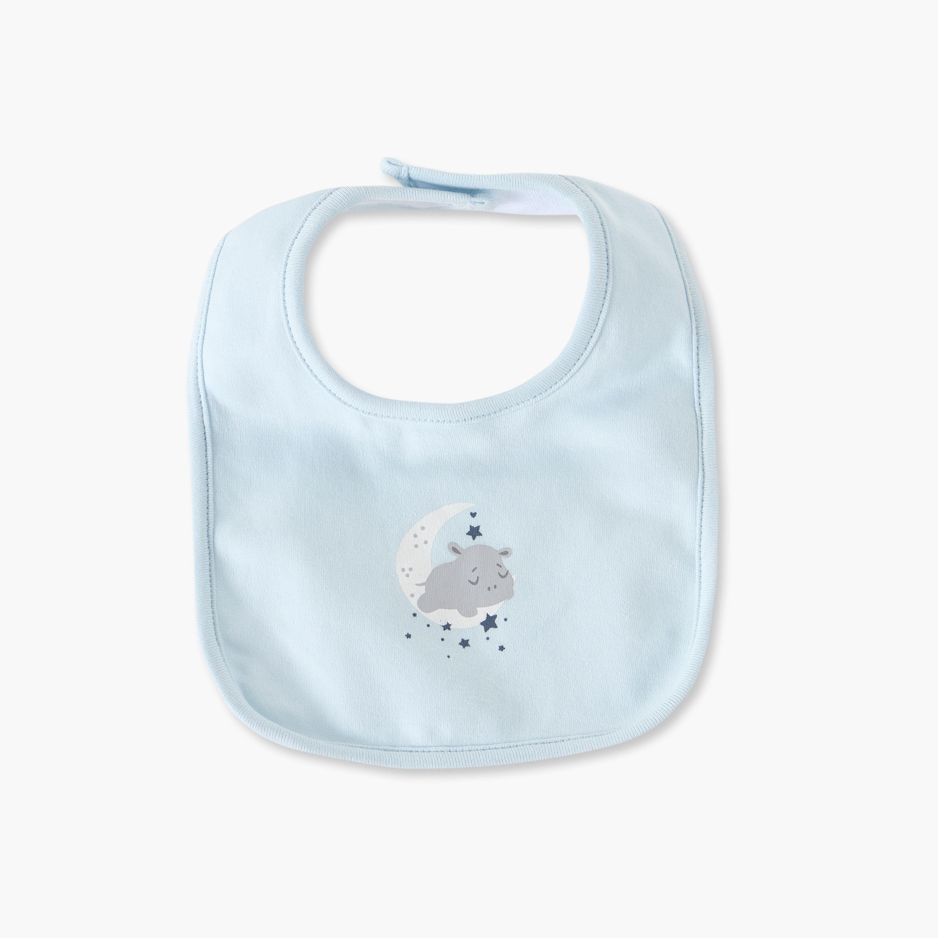 مرايل أطفال بطبعات نجوم من جونيورز - عبوة من قطعتين-baby-feeding-bibs-image-2