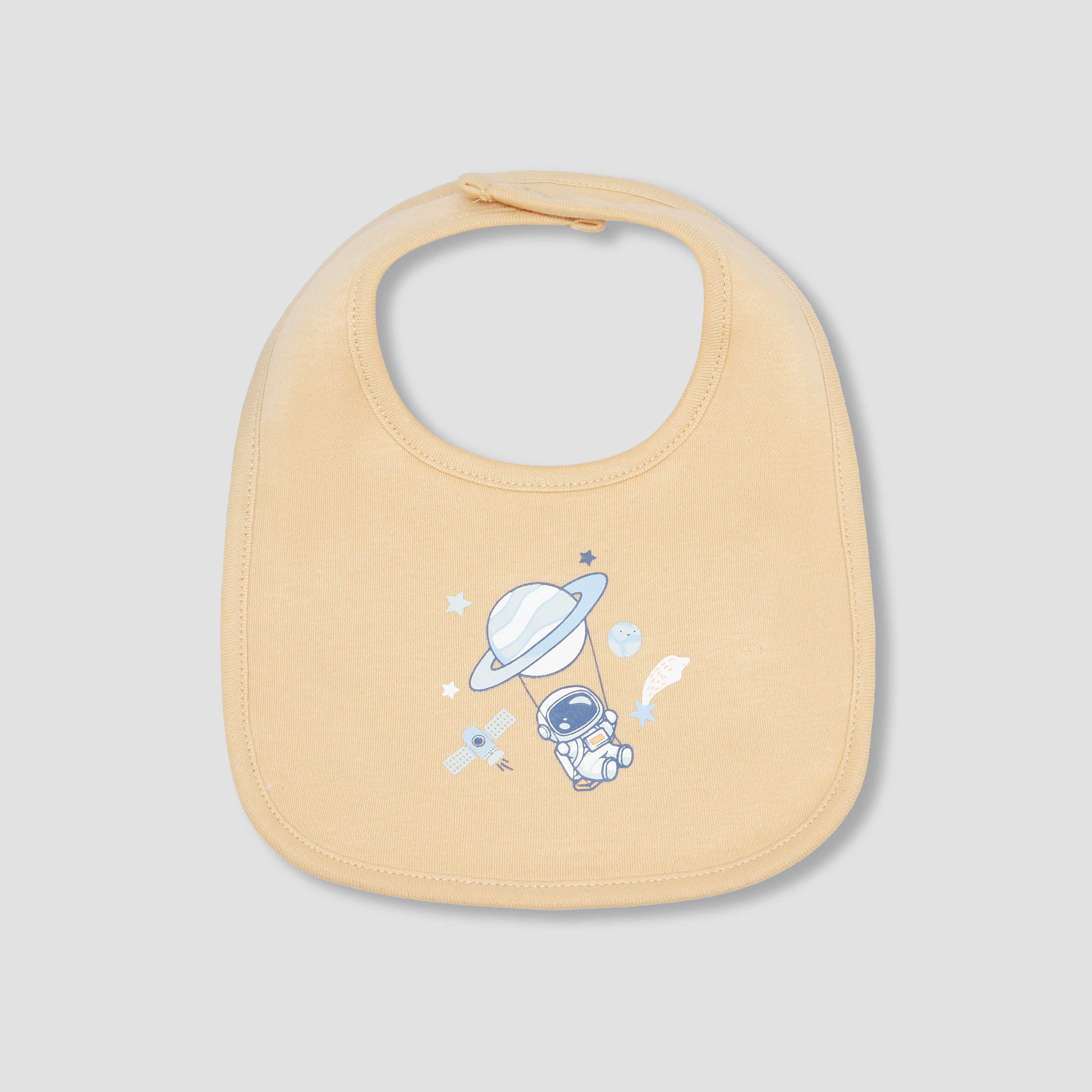 Pack of 2 Juniors Baby Bib with Print-baby-feeding-bibs-image-2