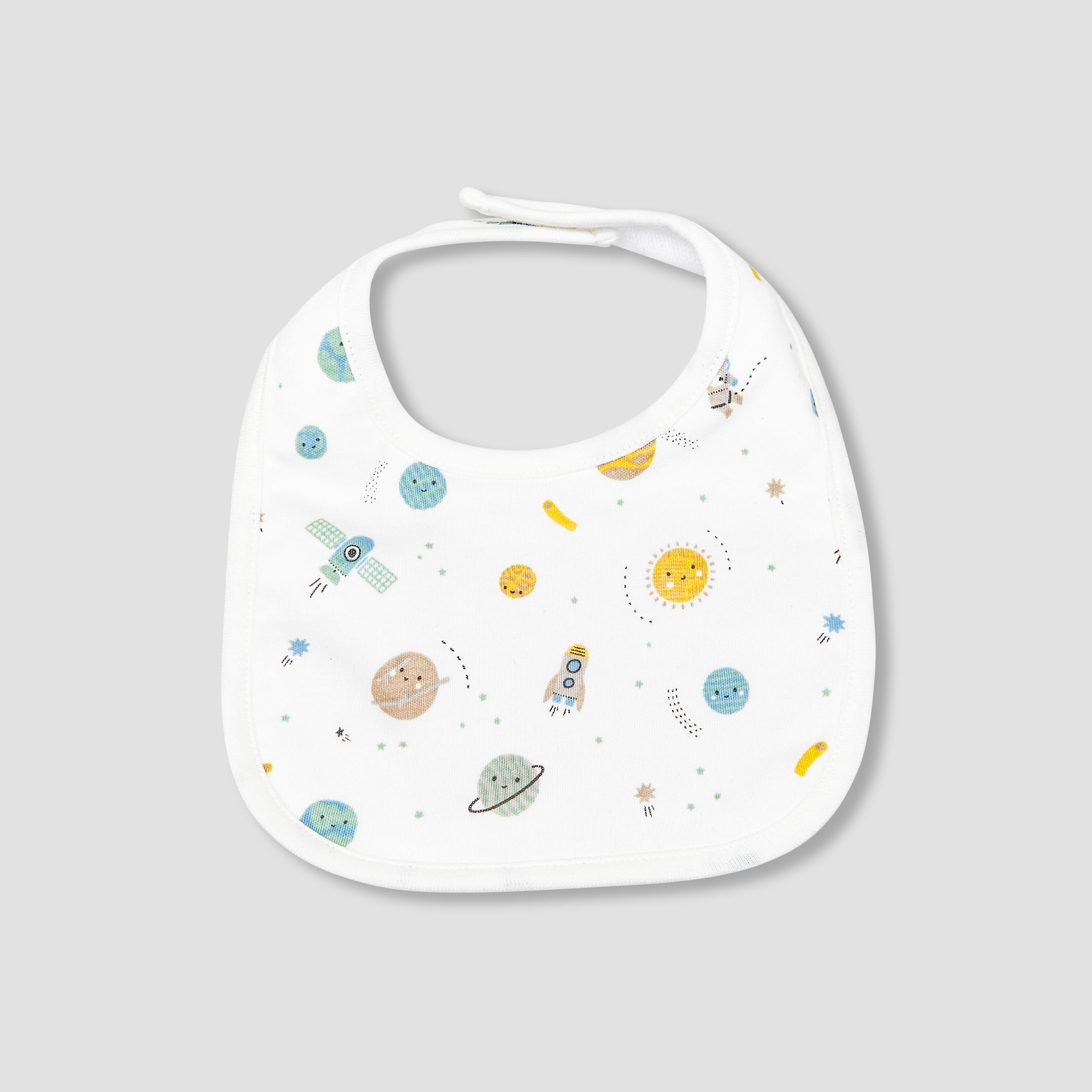 Pack of 2 Juniors Baby Bib with Print-baby-feeding-bibs-image-3