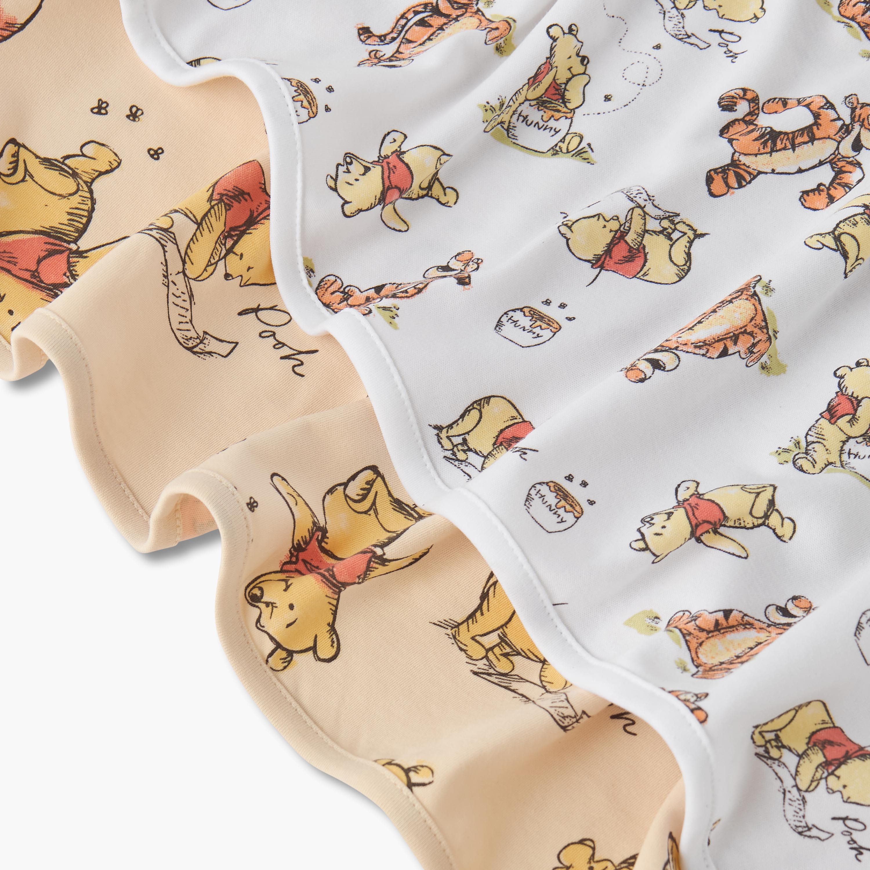 Pack of 2 Disney Receiving Blanket with Winnie the Pooh Print-baby-nursery-blanketsandswaddles-receivingblankets-image-5