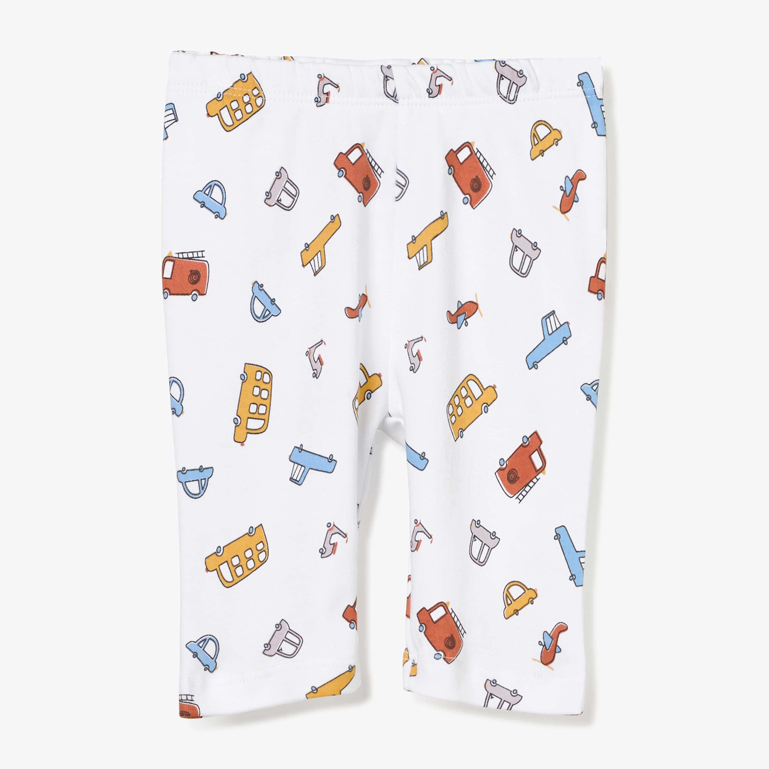 Juniors Vehicle Print Shirt and Pyjama Set-baby-boys-clothing-nightwear-pyjamasets-image-3