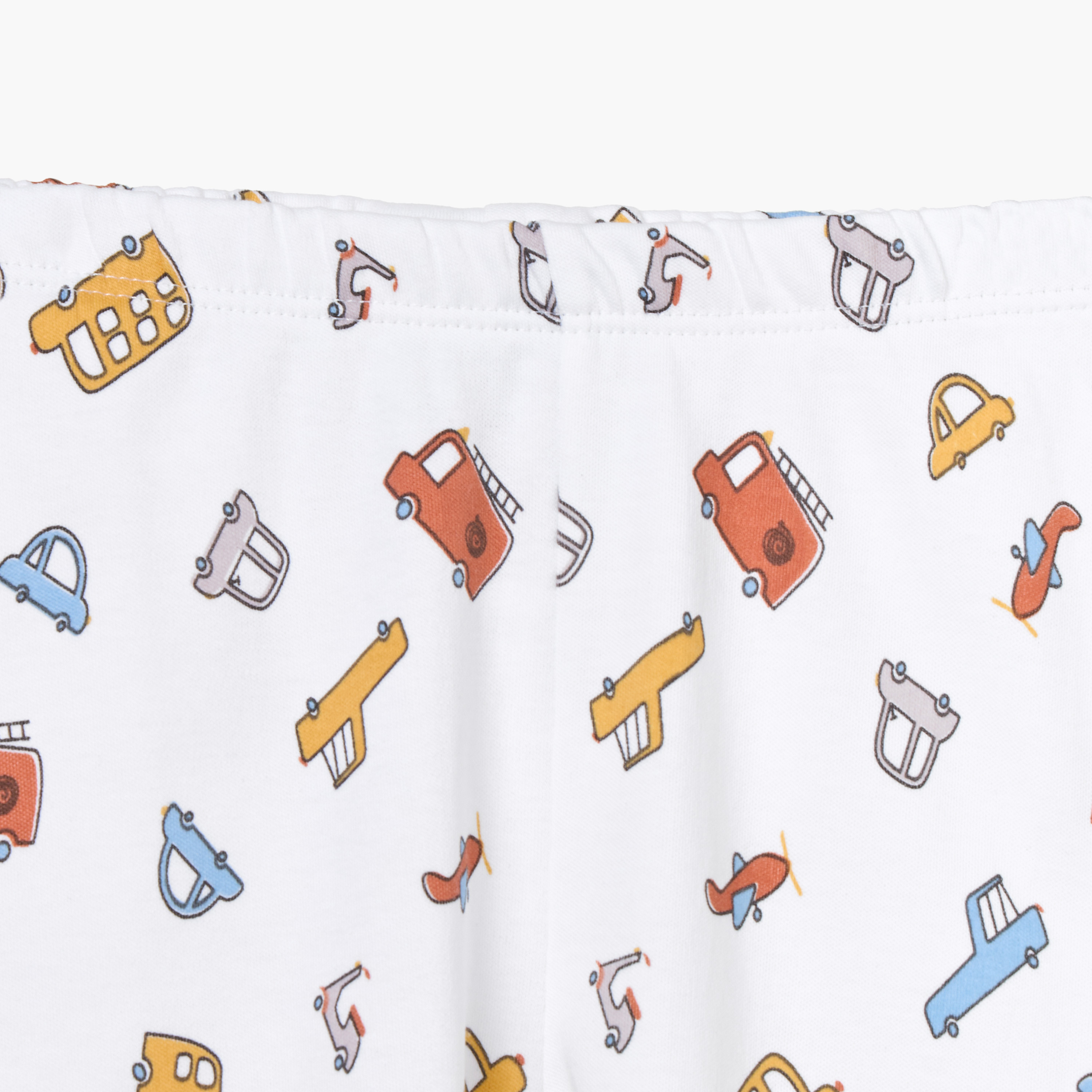 Juniors Vehicle Print Shirt and Pyjama Set-baby-boys-clothing-nightwear-pyjamasets-image-5
