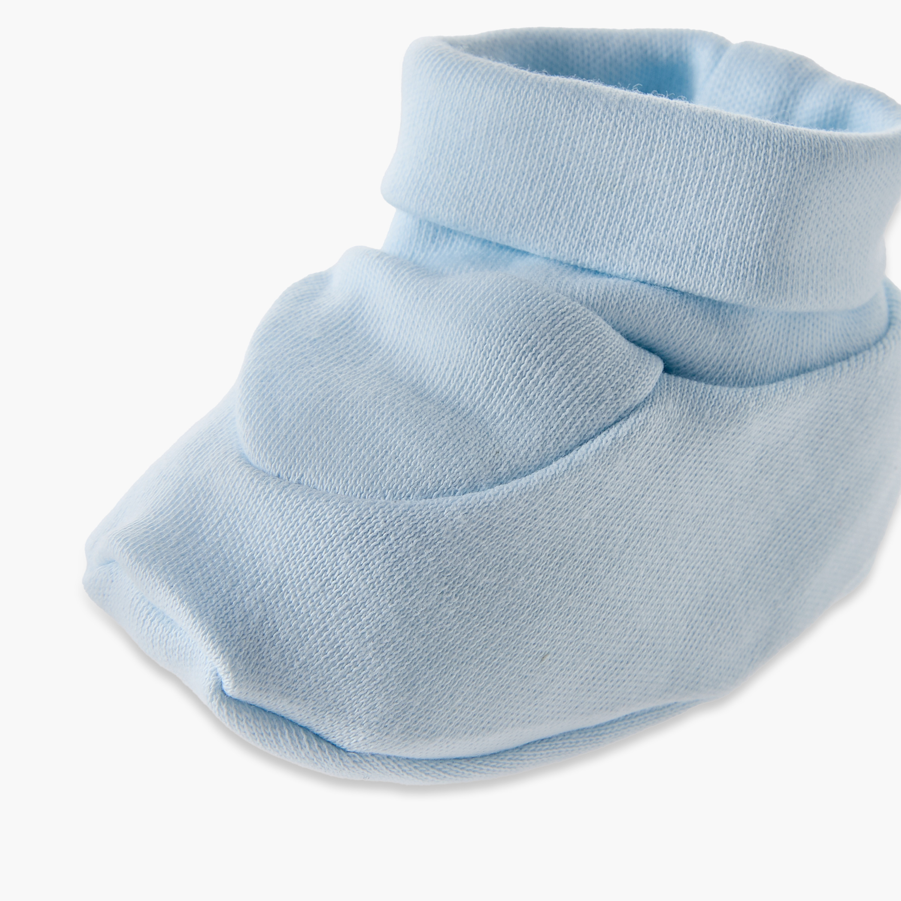 Pack of 2 Juniors Booties with Cuffed Hem- Assorted Print-baby-boys-shoes-booties-image-6