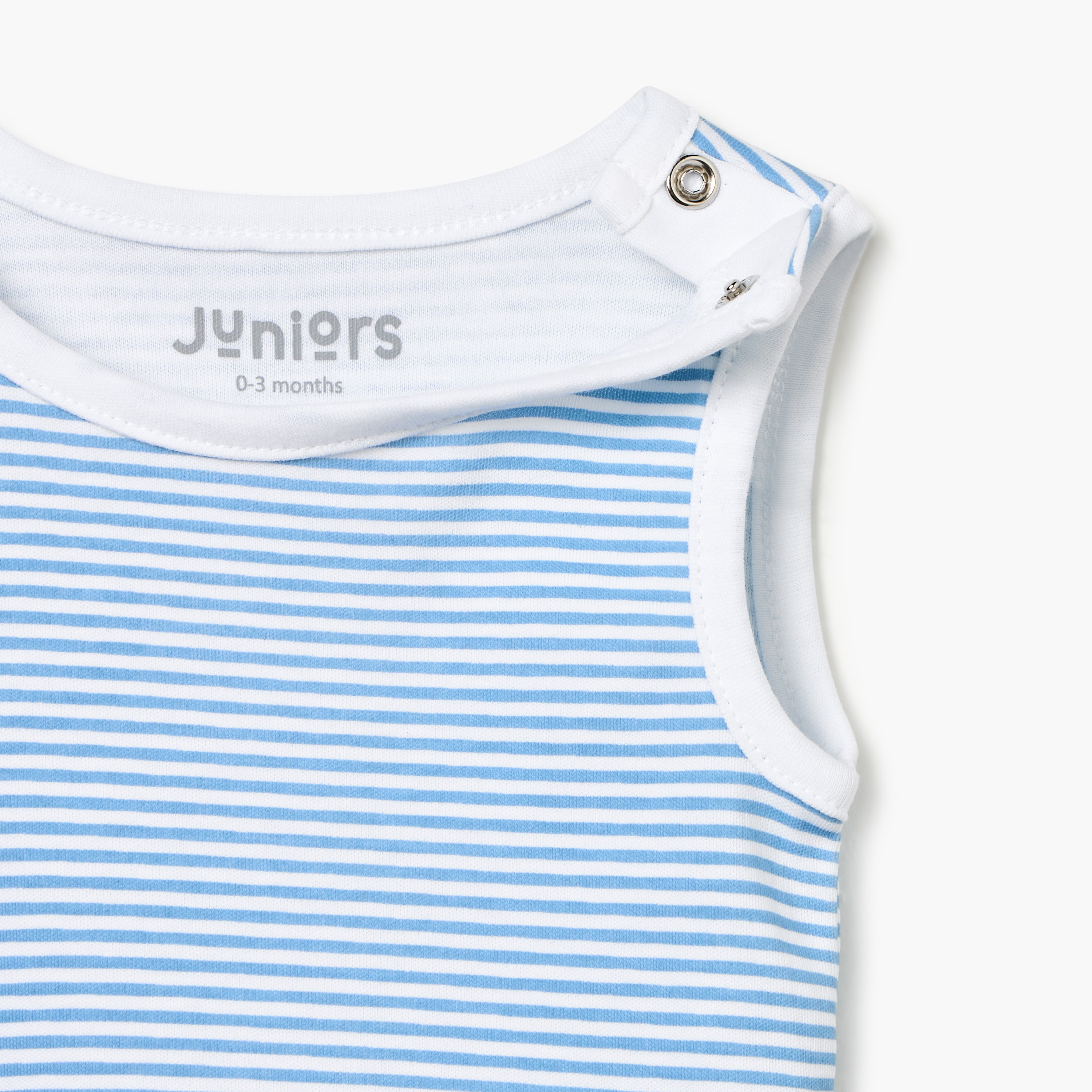 Juniors Printed Sleeveless Bodysuit - Set of 2-baby-boys-clothing-bodysuits-image-5