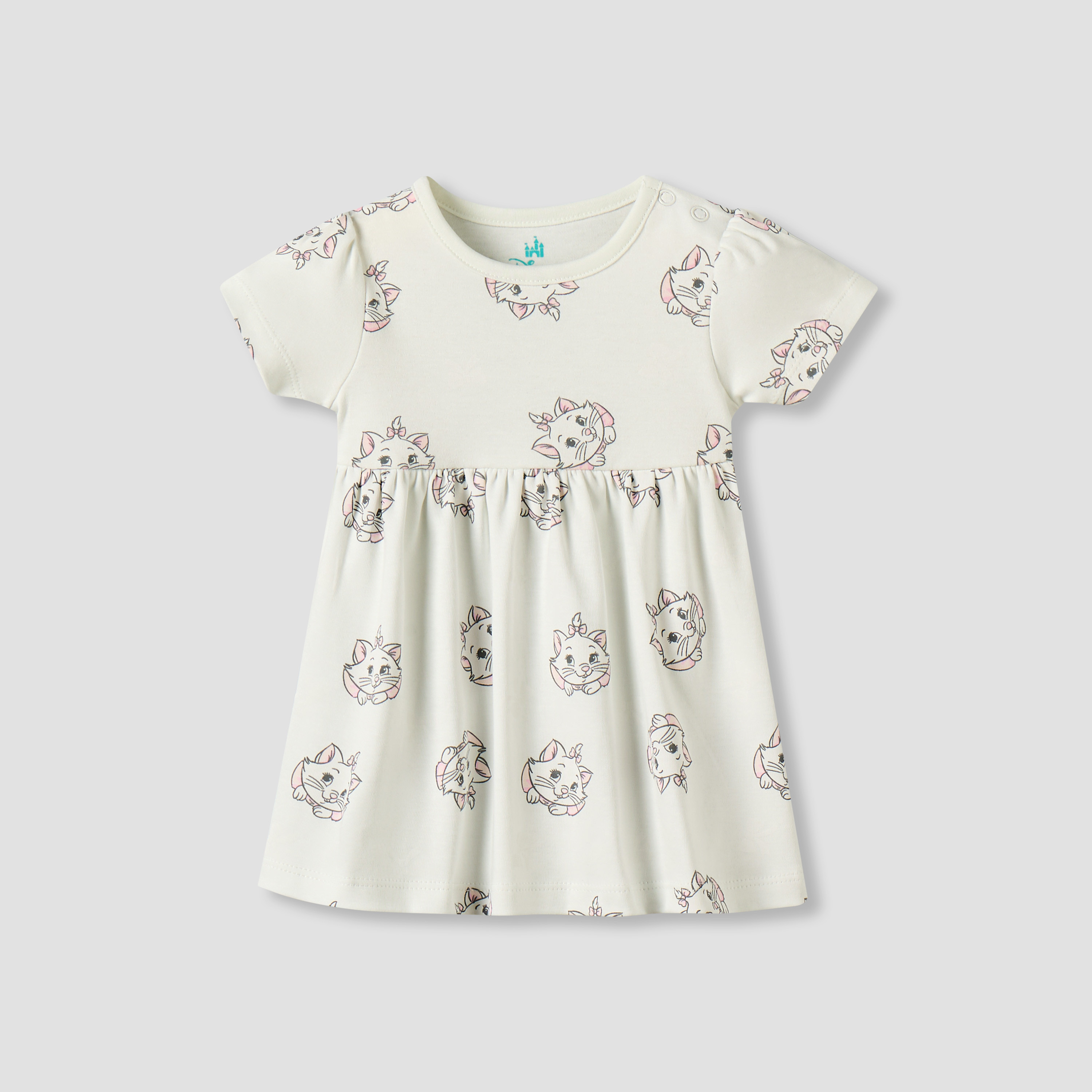 Pack of 2 Disney Round Neck A-line Dress with Marie Print-baby-girls-clothing-dressesandjumpsuits-image-3