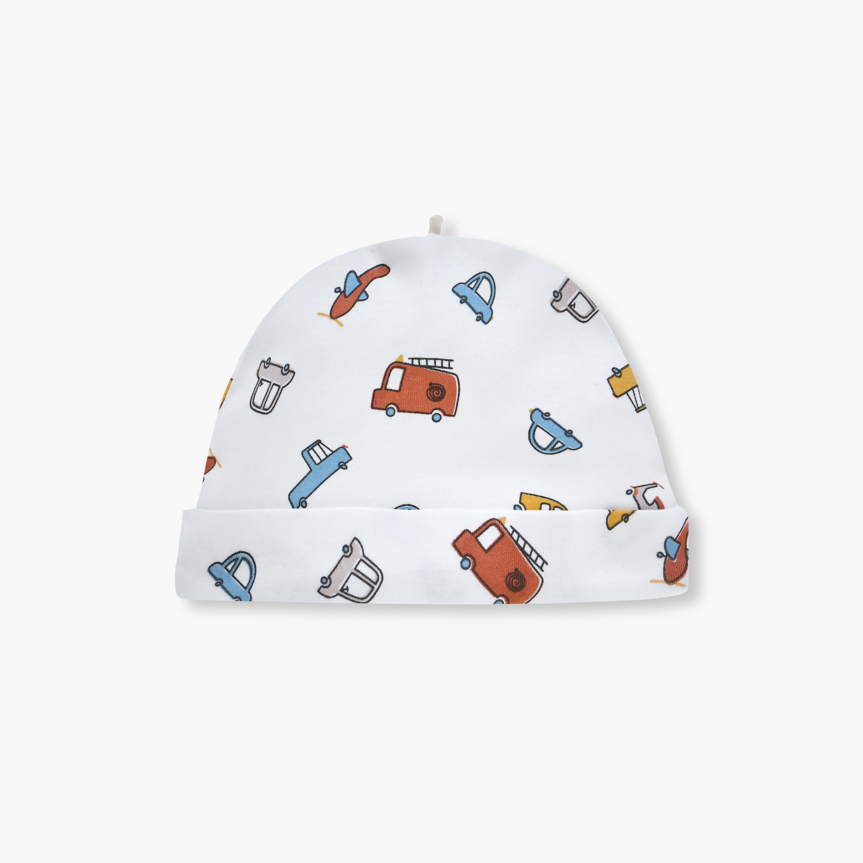 Juniors Printed Beanie - Set of 2-baby-boys-accessories-caps-image-4