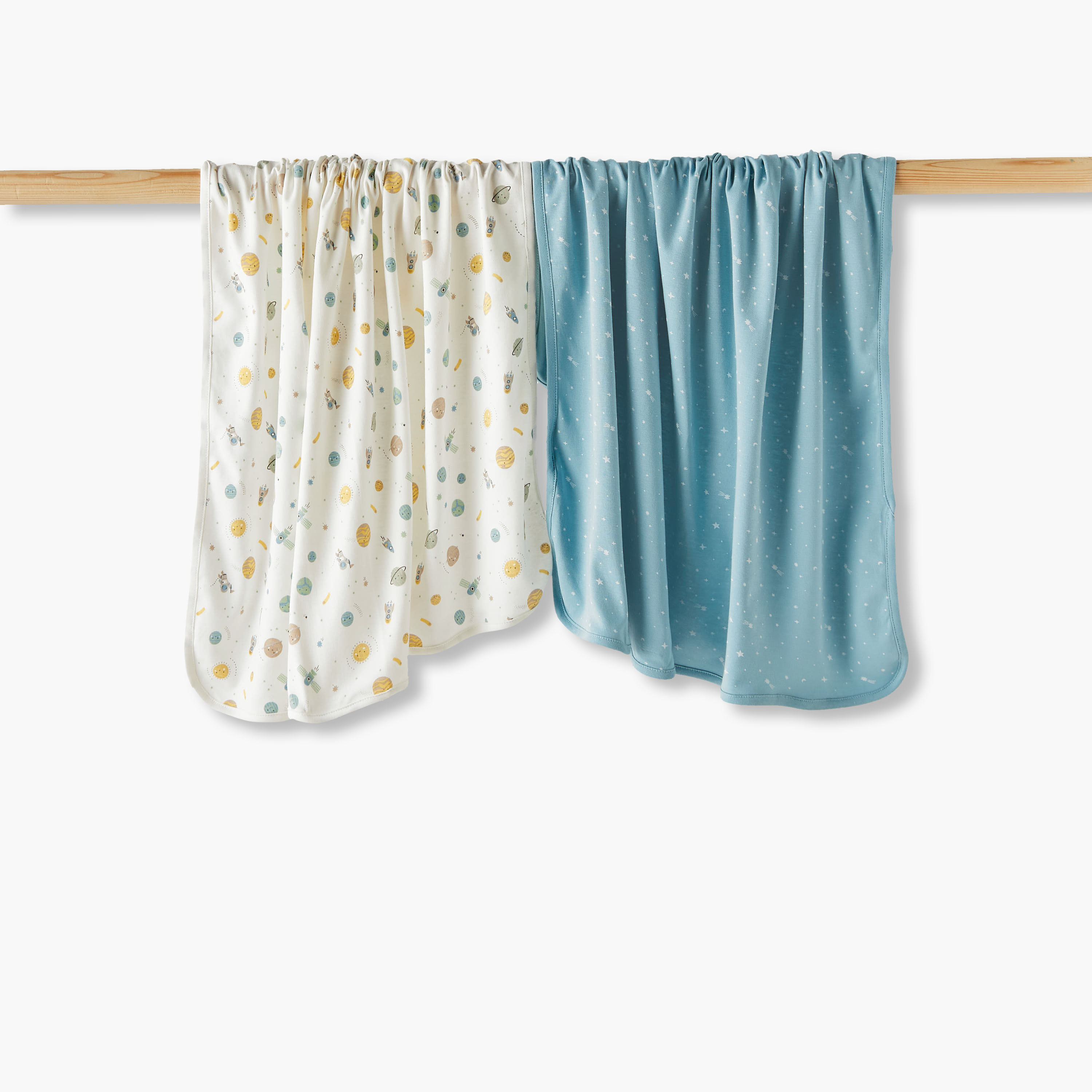 Pack of 2 Juniors Receiving Blanket with Print-baby-nursery-blanketsandswaddles-receivingblankets-image-1
