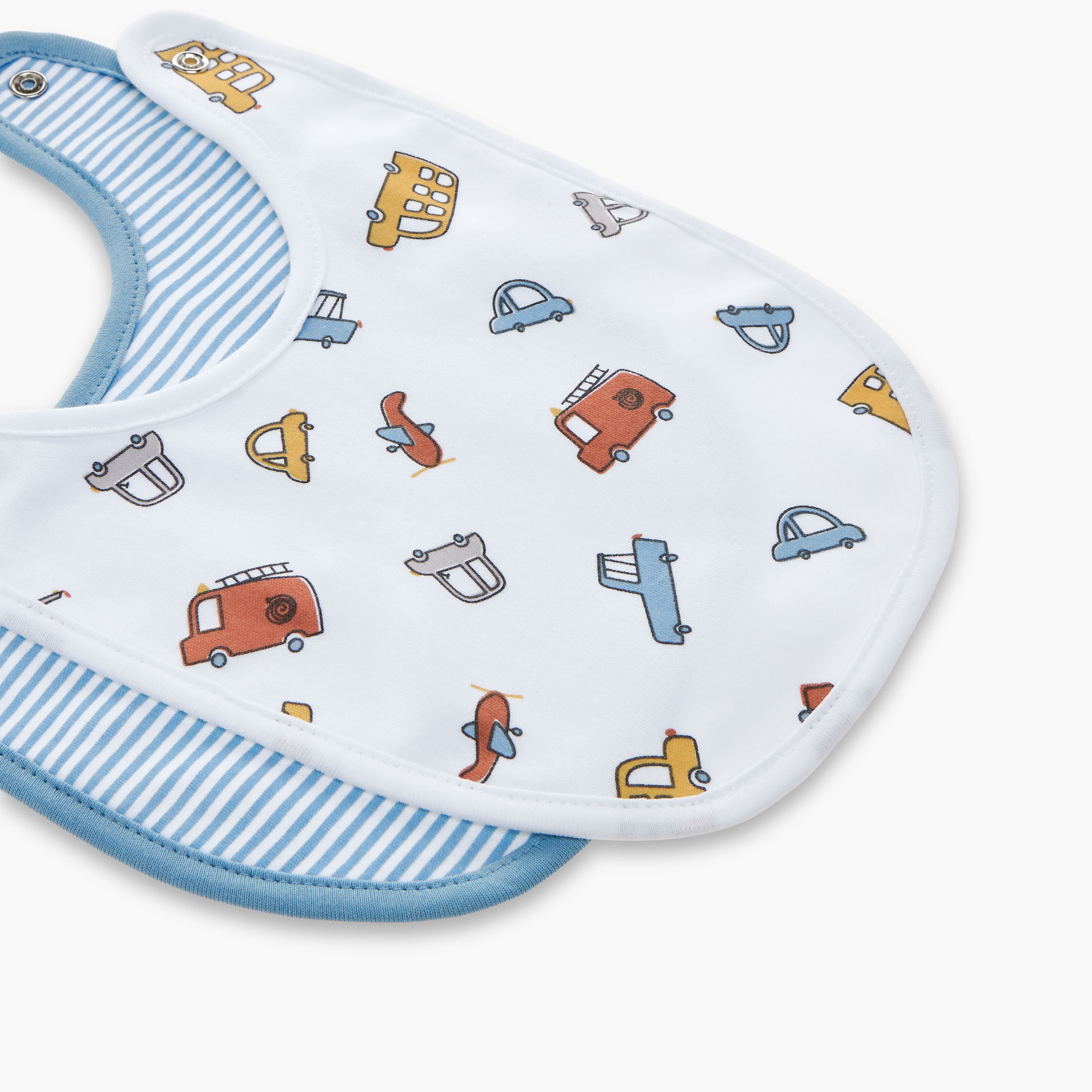 Juniors Printed Bib - Set of 2-baby-feeding-bibs-image-5