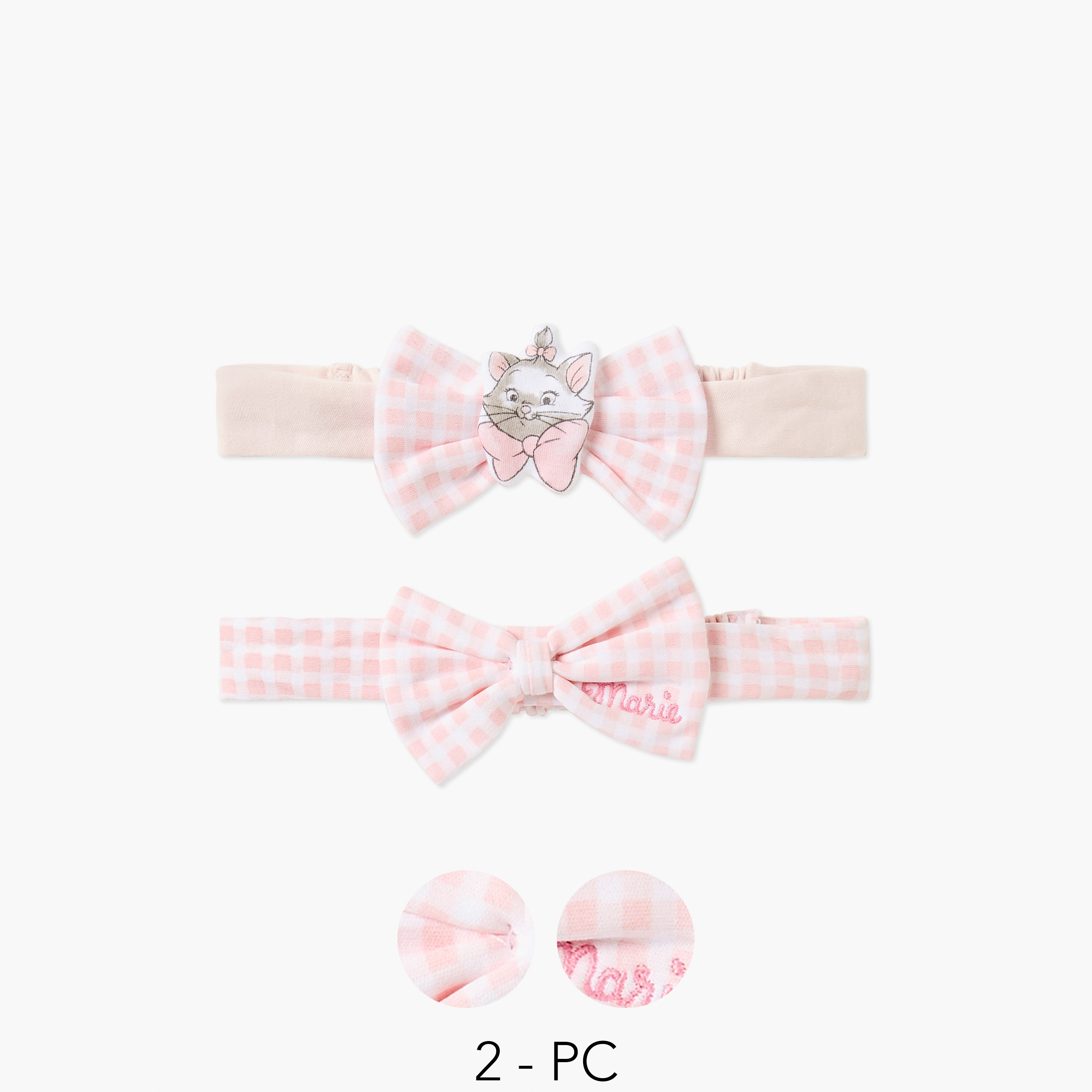 Disney Marie Print Headband - Set of 2-baby-girls-accessories-hairaccessories-image-1