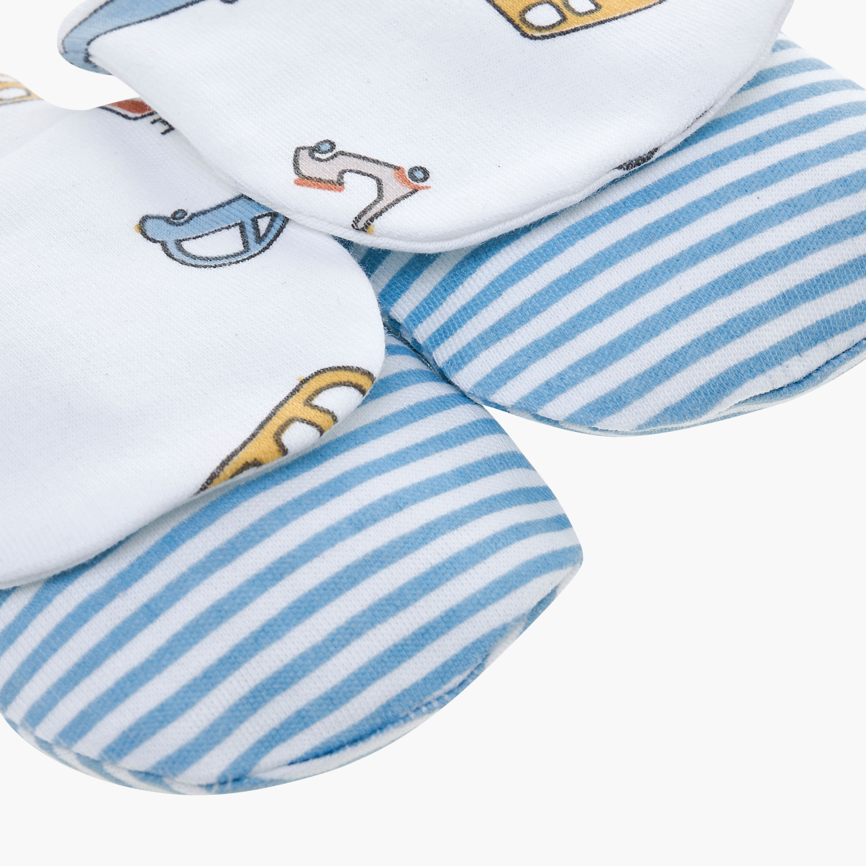 Juniors Printed Mitten - Set of 2-baby-boys-accessories-mittens-image-3