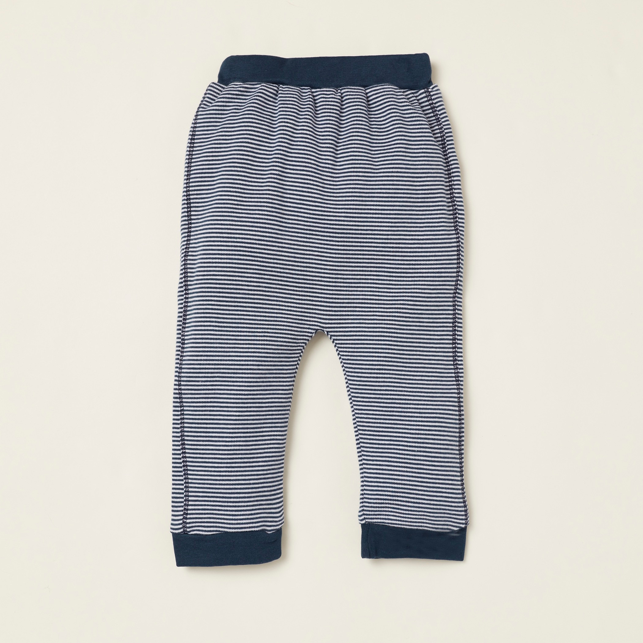 Juniors Embroidered T-shirt and Striped Pyjama Set-baby-boys-clothing-nightwear-pyjamasets-image-3