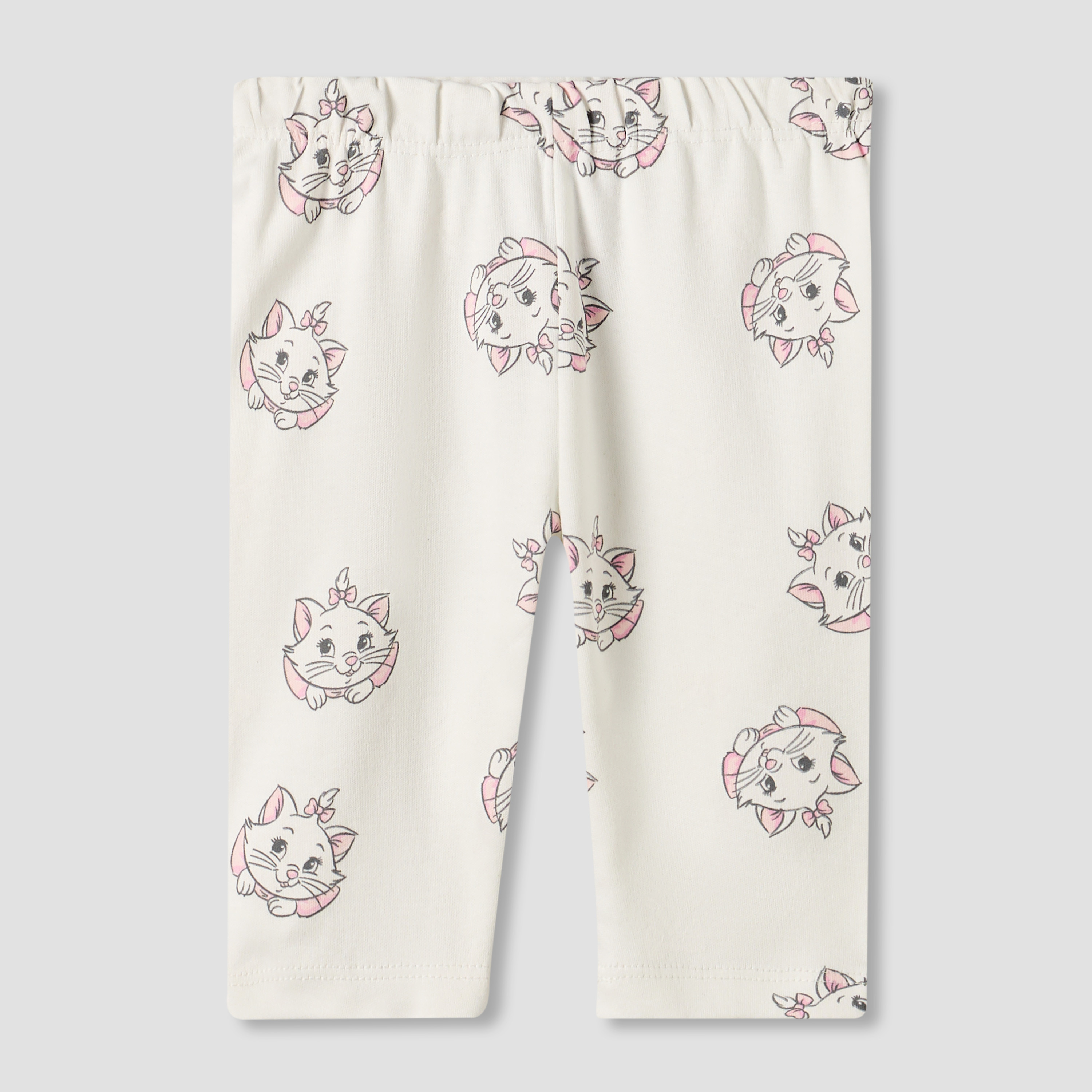 Pack of 2 Disney Cotton Round Neck Long Sleeves Pyjama Set with Marie Print-baby-girls-clothing-nightwear-pyjamasets-image-3