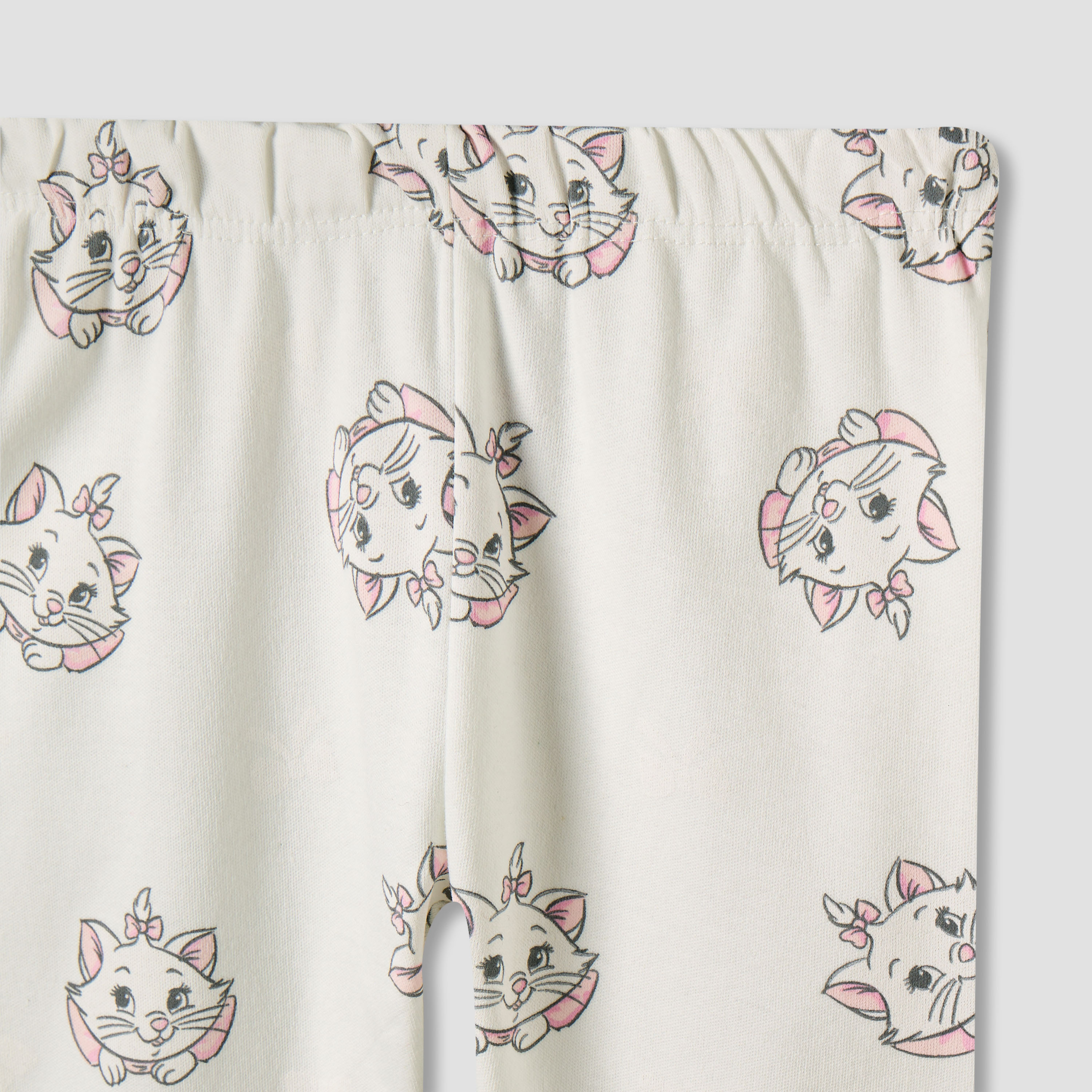 Pack of 2 Disney Cotton Round Neck Long Sleeves Pyjama Set with Marie Print-baby-girls-clothing-nightwear-pyjamasets-image-7