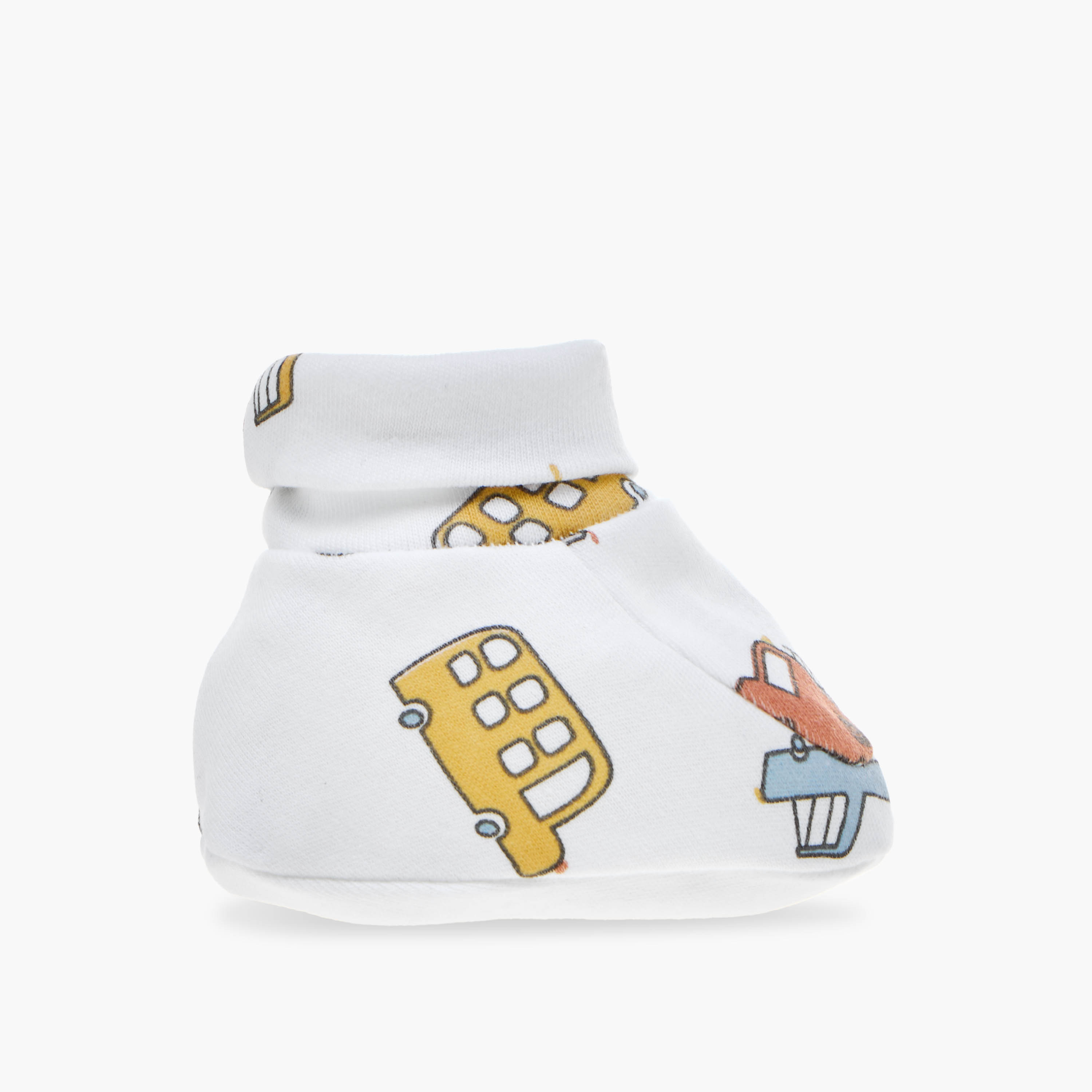 Juniors Printed Booties - Set of 2-baby-boys-shoes-booties-image-4