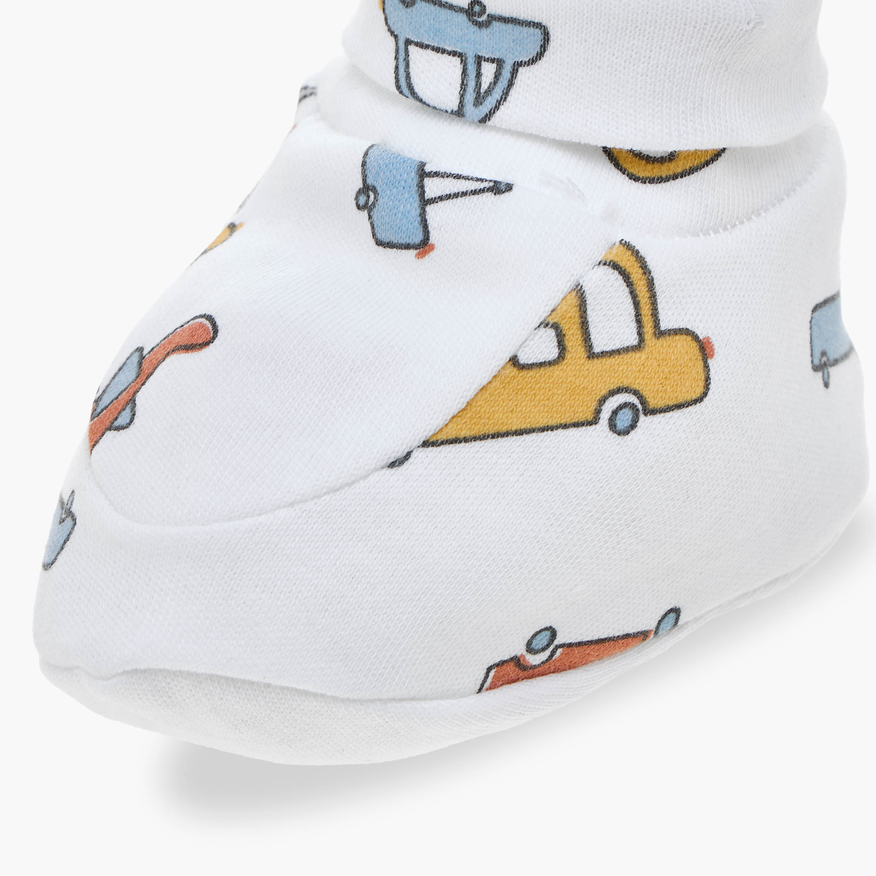 Juniors Printed Booties - Set of 2-baby-boys-shoes-booties-image-5