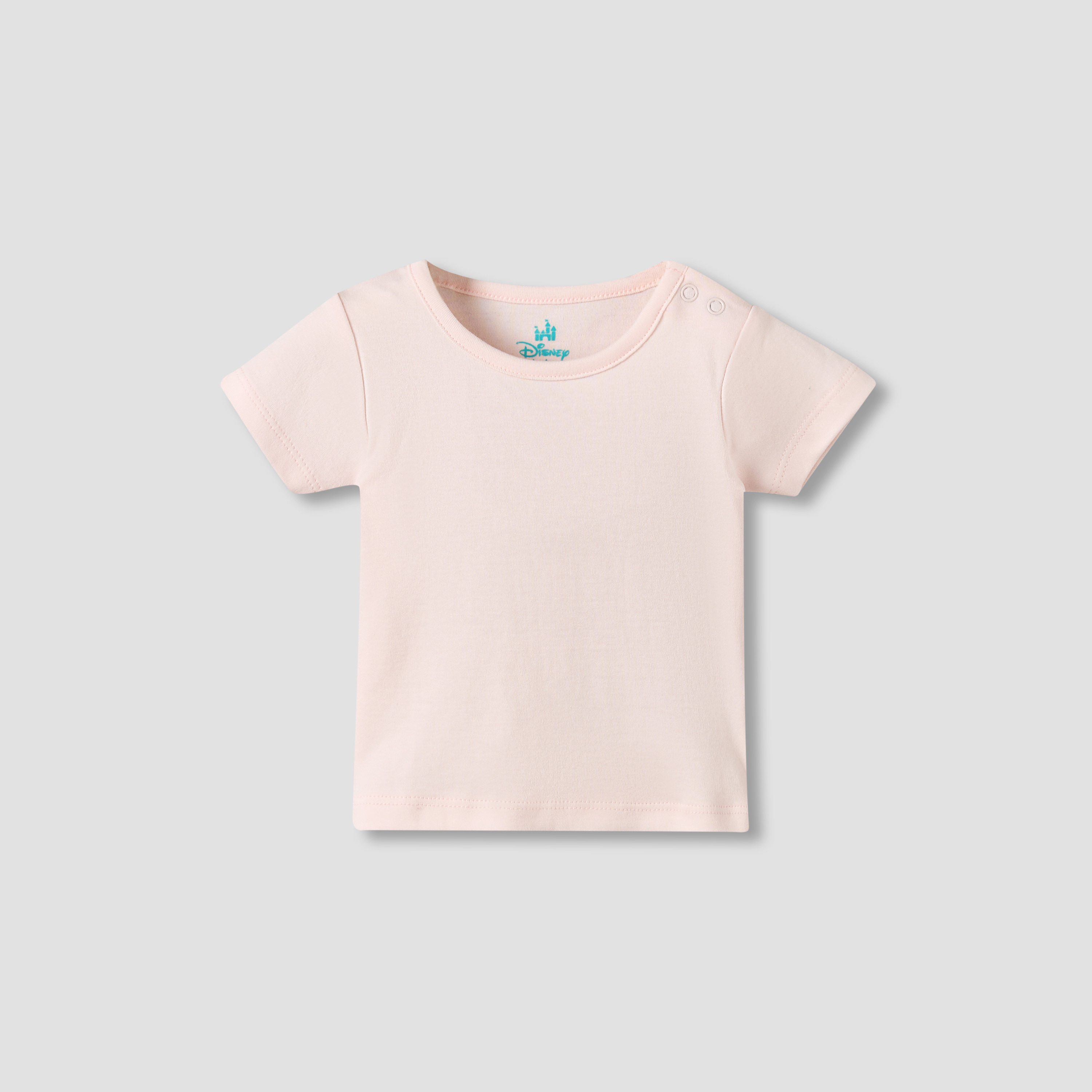 Disney Round Neck Short Sleeves T-shirt and Dungaree Set with Marie Print-baby-girls-clothing-setsandcoords-image-4
