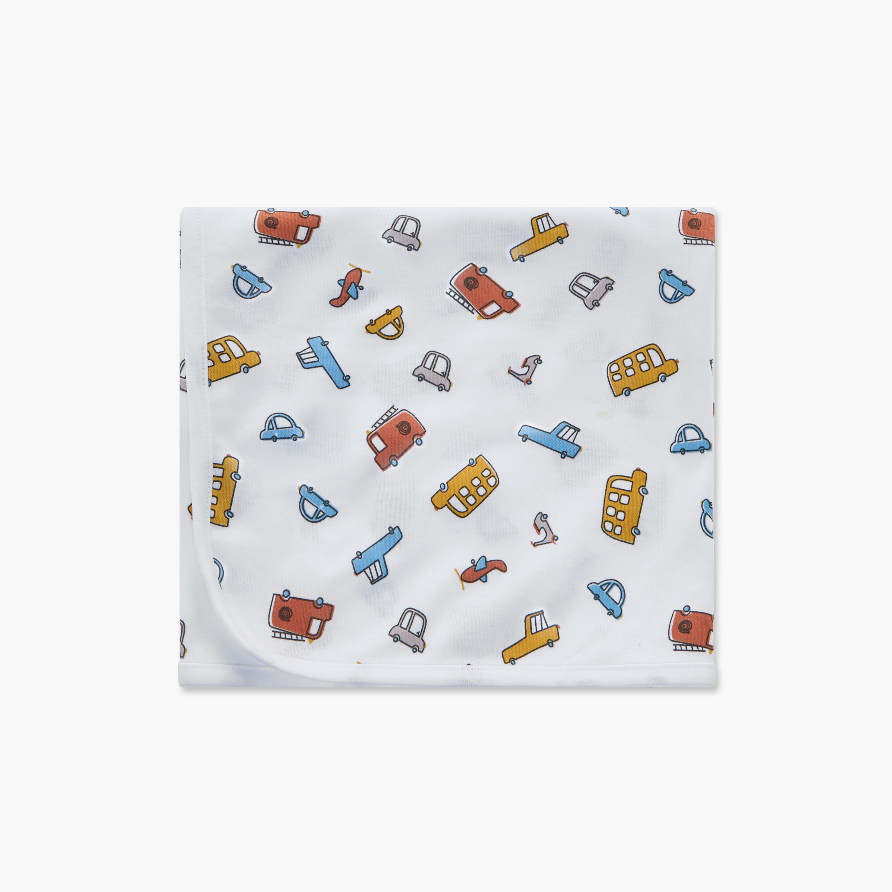 Juniors All-Over Vehicle Print Receiving Blanket-baby-nursery-blanketsandswaddles-receivingblankets-image-5