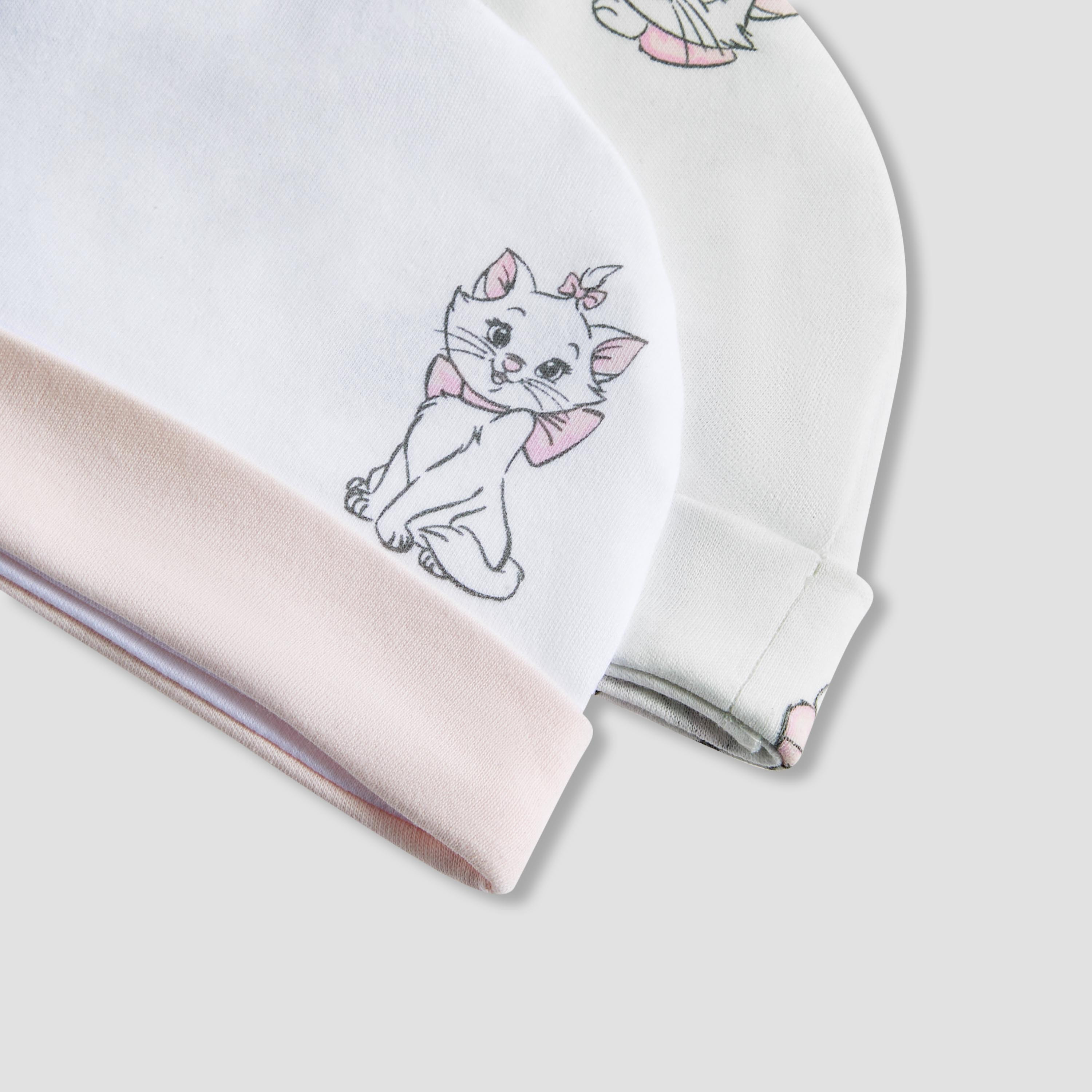 Pack of 2 Disney Cap with Marie Print-baby-girls-accessories-caps-image-7