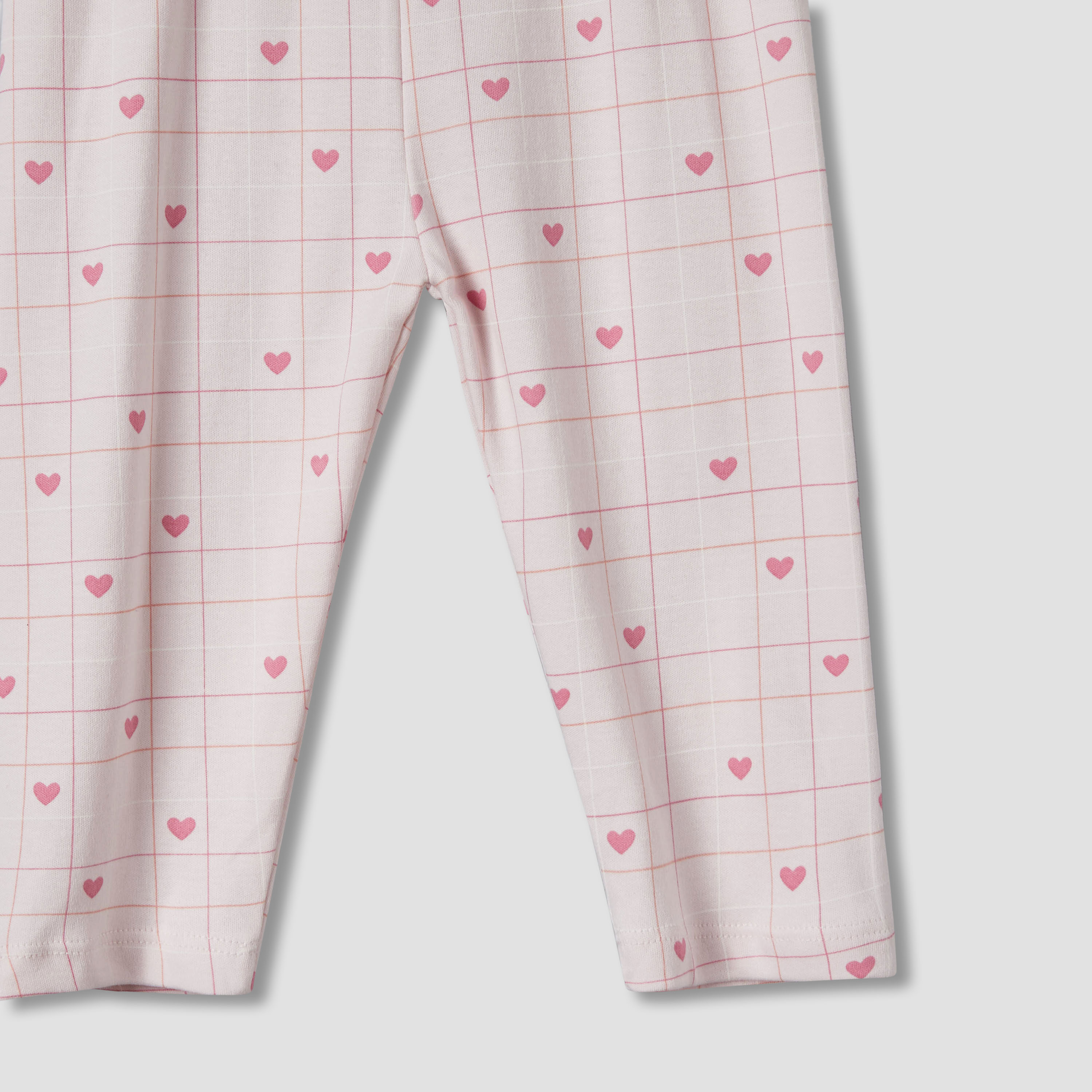 Pack of 2 Juniors Cotton Round Neck Pyjama Set with Fun Print-baby-girls-clothing-nightwear-pyjamasets-image-10