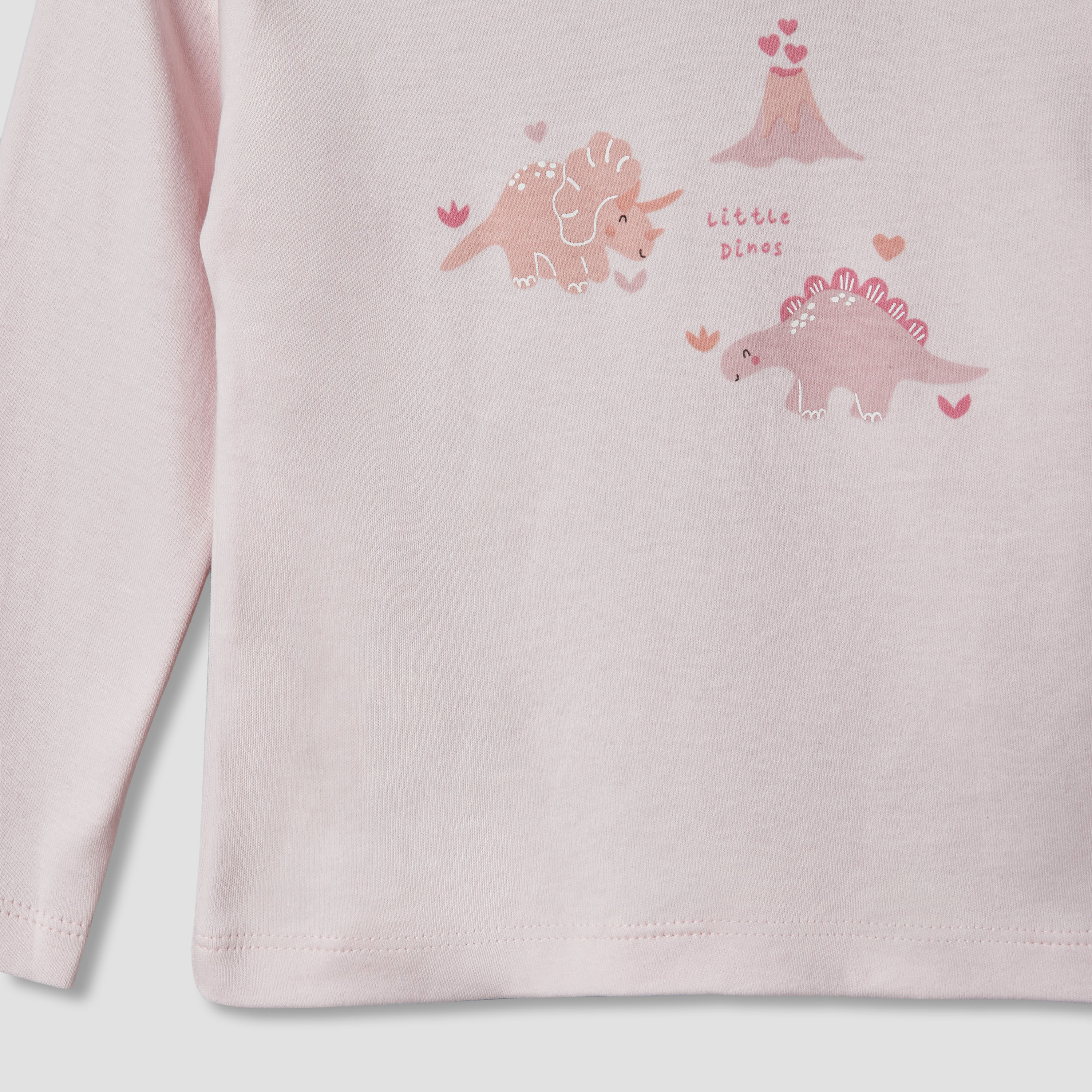 Pack of 2 Juniors Cotton Round Neck Pyjama Set with Fun Print-baby-girls-clothing-nightwear-pyjamasets-image-7