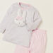 Juniors Solid T-shirt and Pyjama Set-Pyjama Sets-thumbnail-3