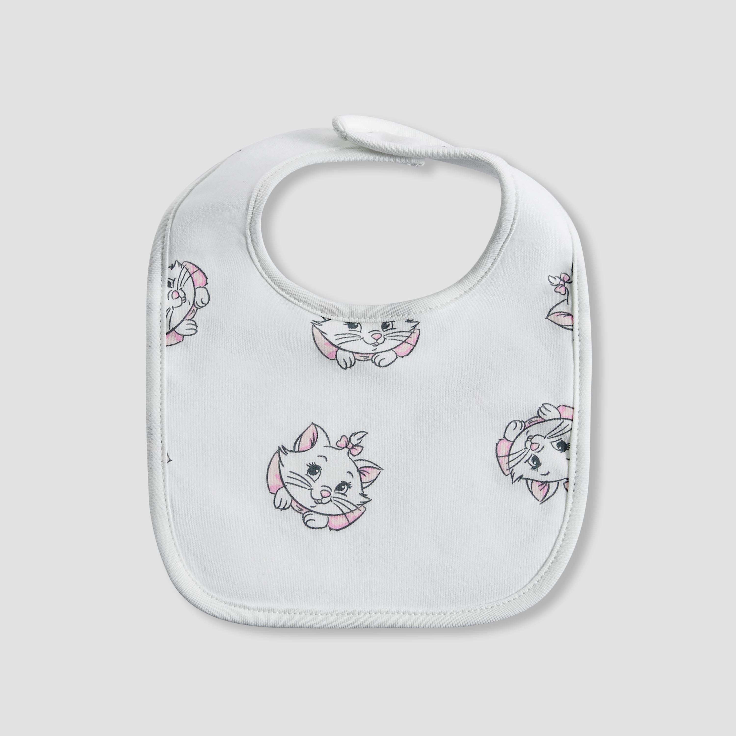 Pack of 2 Disney Baby Bib with Marie Print-baby-feeding-bibs-image-3