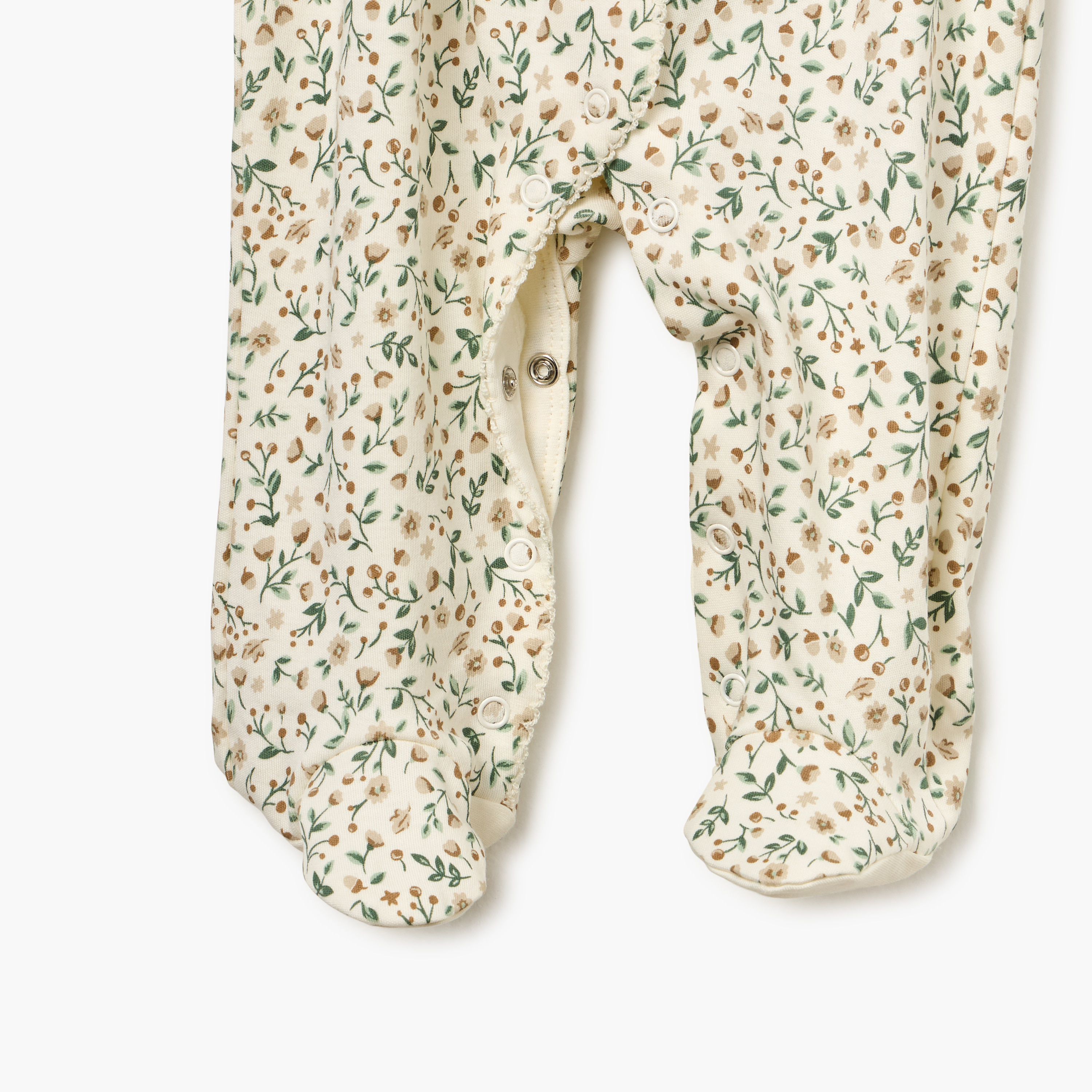 Juniors All-Over Floral Print Closed Feet Sleepsuit with Long Sleeves-baby-girls-clothing-nightwear-sleepsuits-image-4