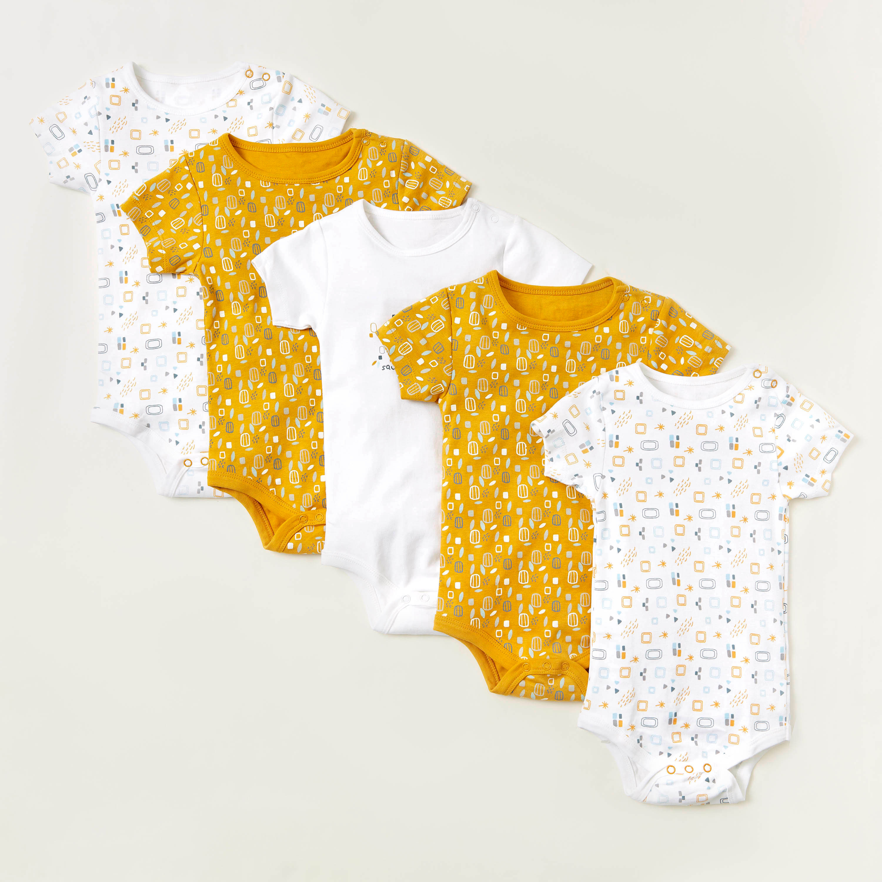 طقم بودي سوت 5 قطع متنوعة من جونيورز-baby-girls-clothing-bodysuits-image-1