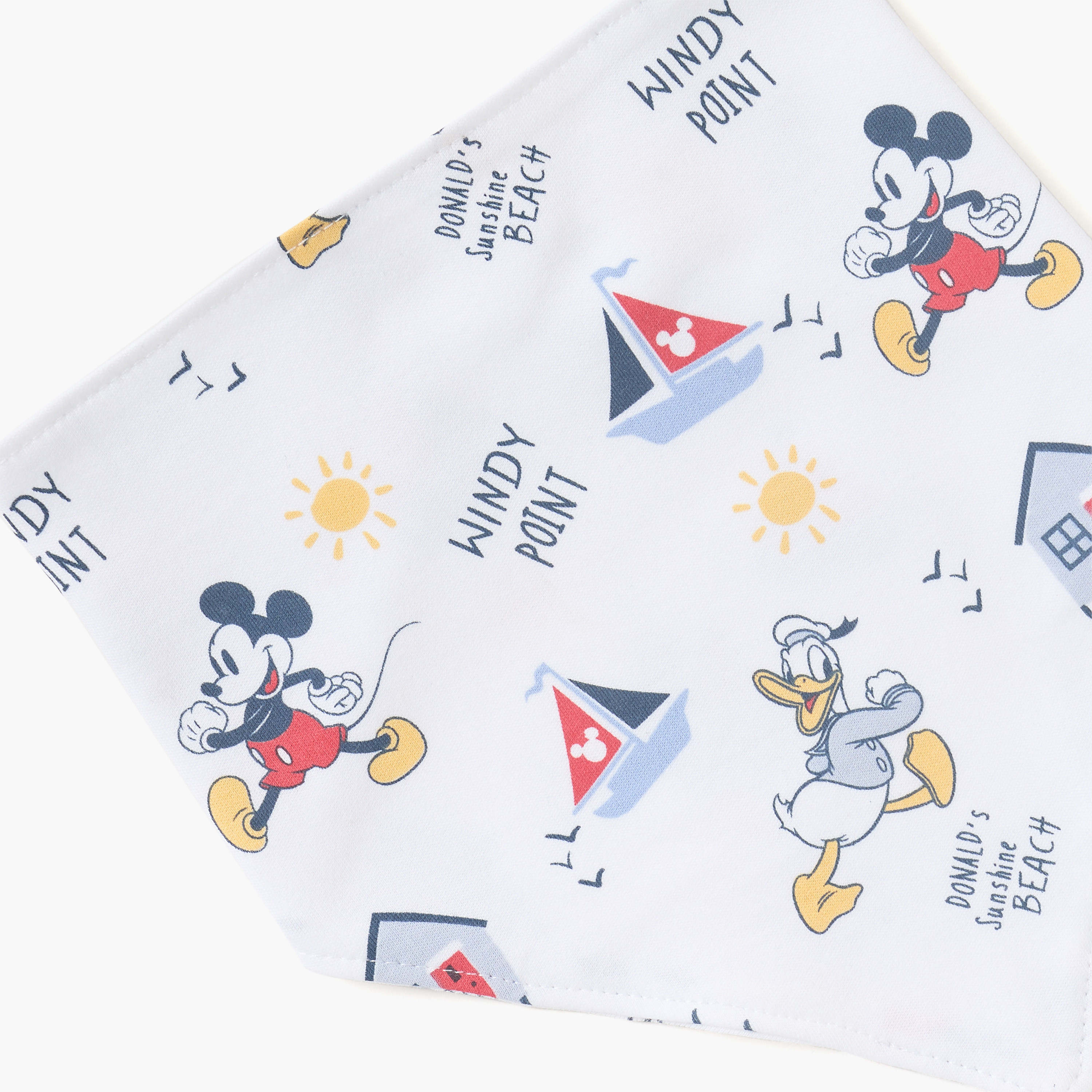 مريلة بطبعات وشريط إغلاق لاصق من ديزني-baby-feeding-bibs-image-4