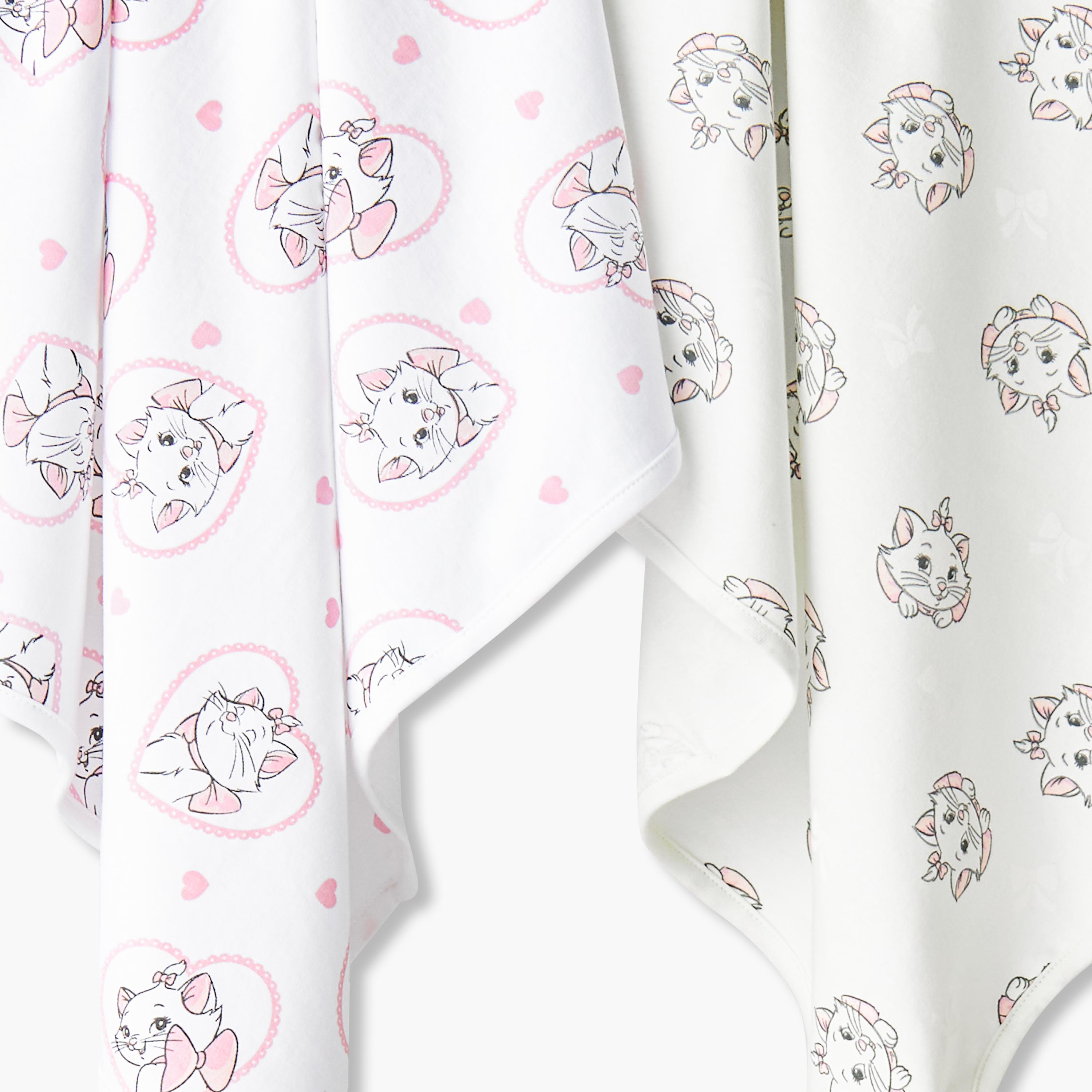 Pack of 2 Disney Receiving Blanket with Marie Print-baby-nursery-blanketsandswaddles-receivingblankets-image-4