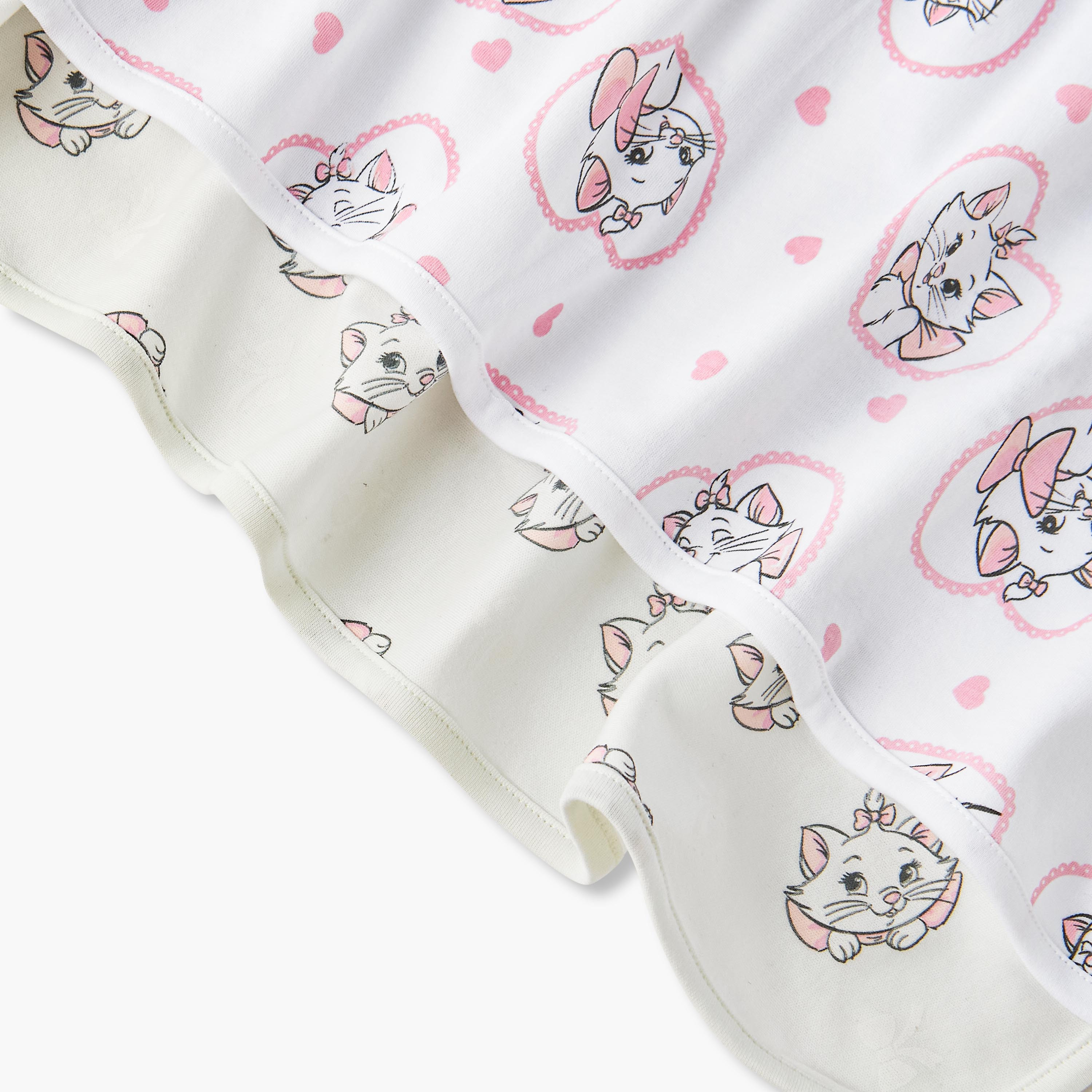 Pack of 2 Disney Receiving Blanket with Marie Print-baby-nursery-blanketsandswaddles-receivingblankets-image-5