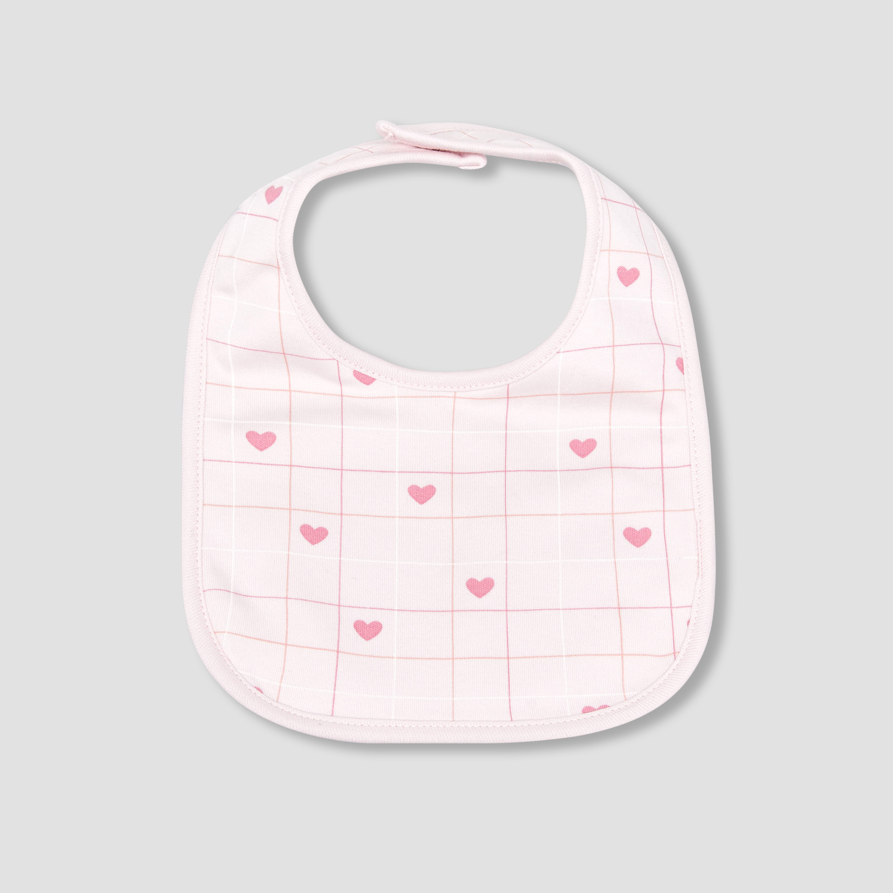 Pack of 2 Juniors Baby Bib with Snap Button Closure-baby-feeding-bibs-image-2