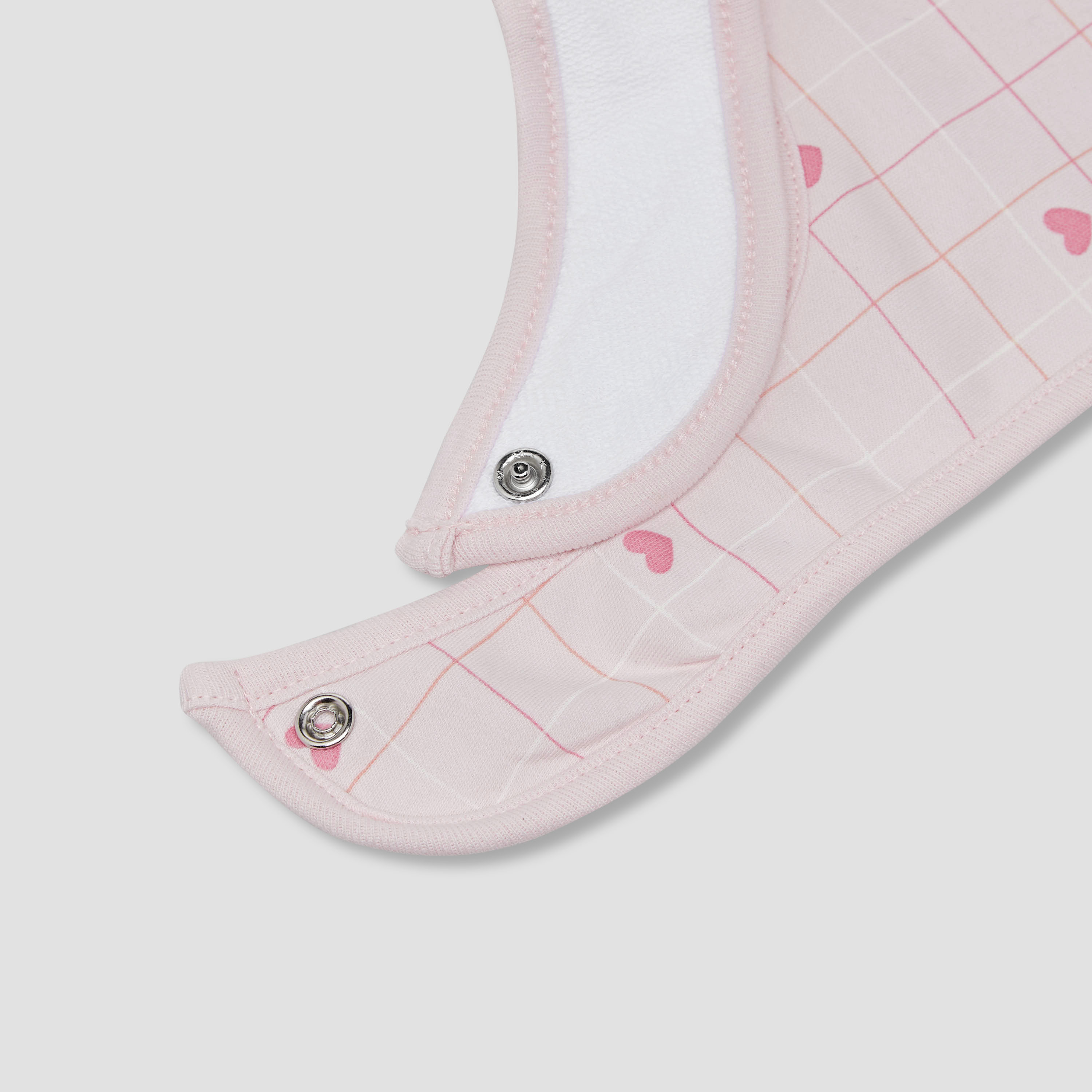 Pack of 2 Juniors Baby Bib with Snap Button Closure-baby-feeding-bibs-image-6