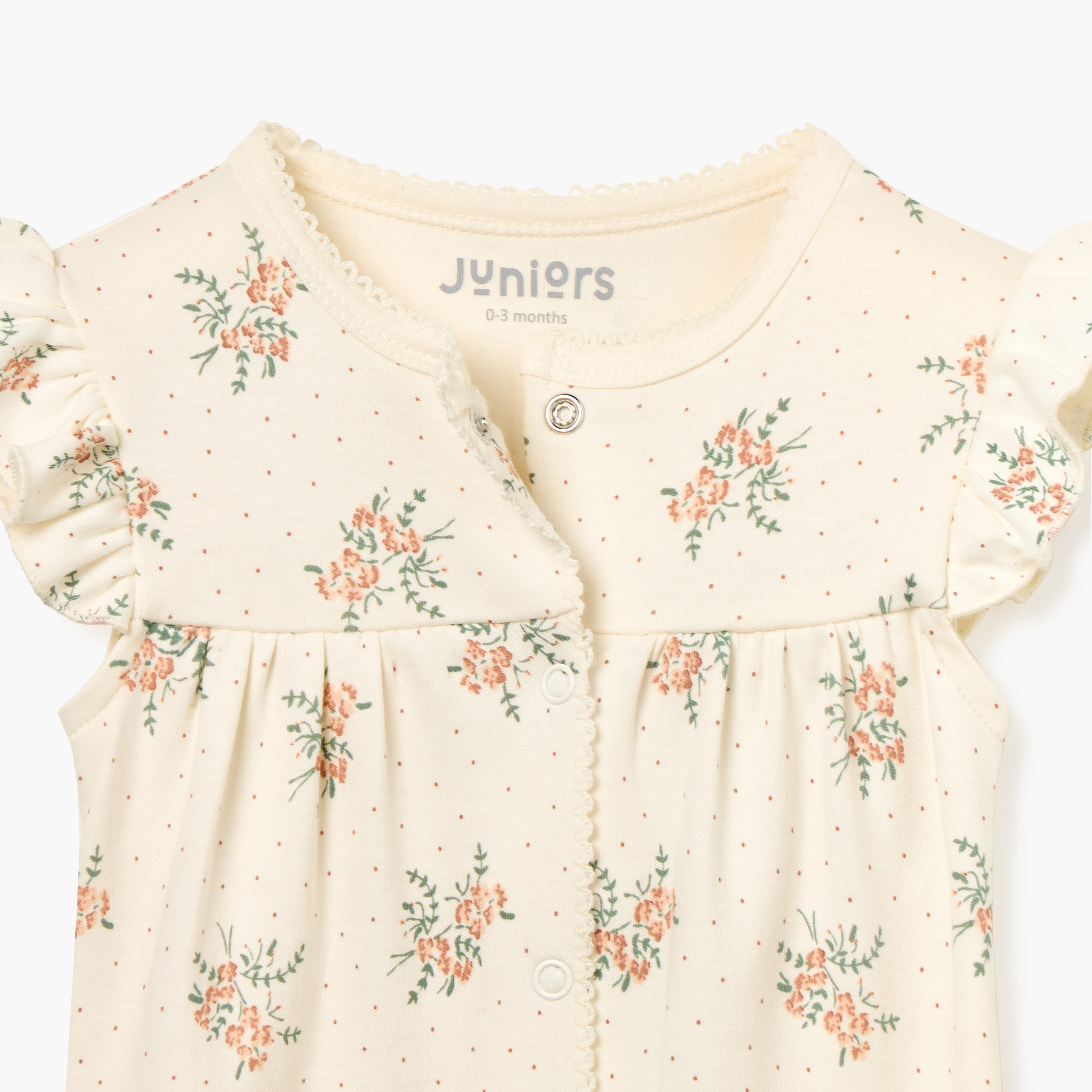 أفرول دون أكمام بطبعات أزهار من جونيورز-baby-girls-clothing-rompers-image-3