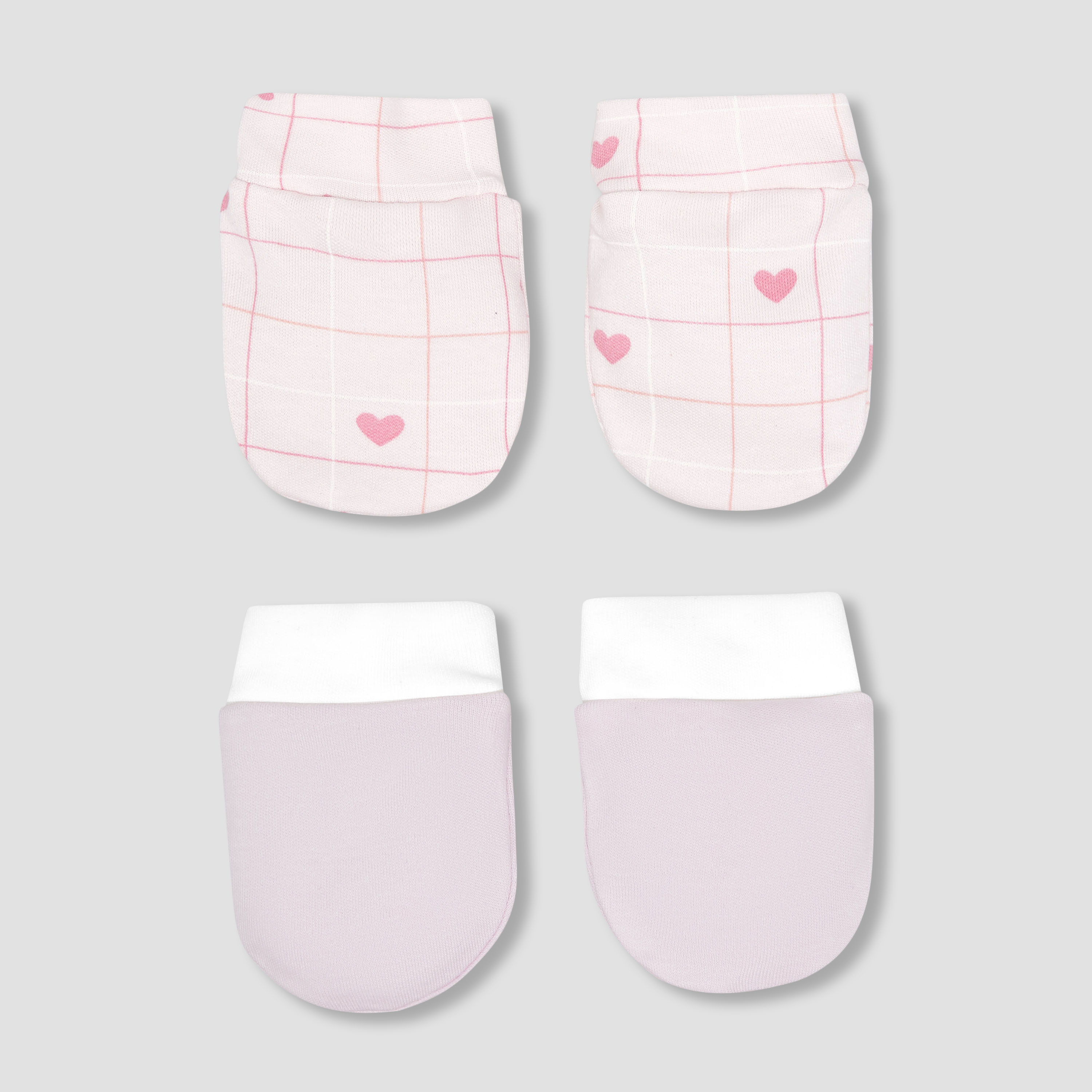 Pack of 2 Juniors Mittens with Soft Cotton, 0-36 months-baby-girls-accessories-mittens-image-1