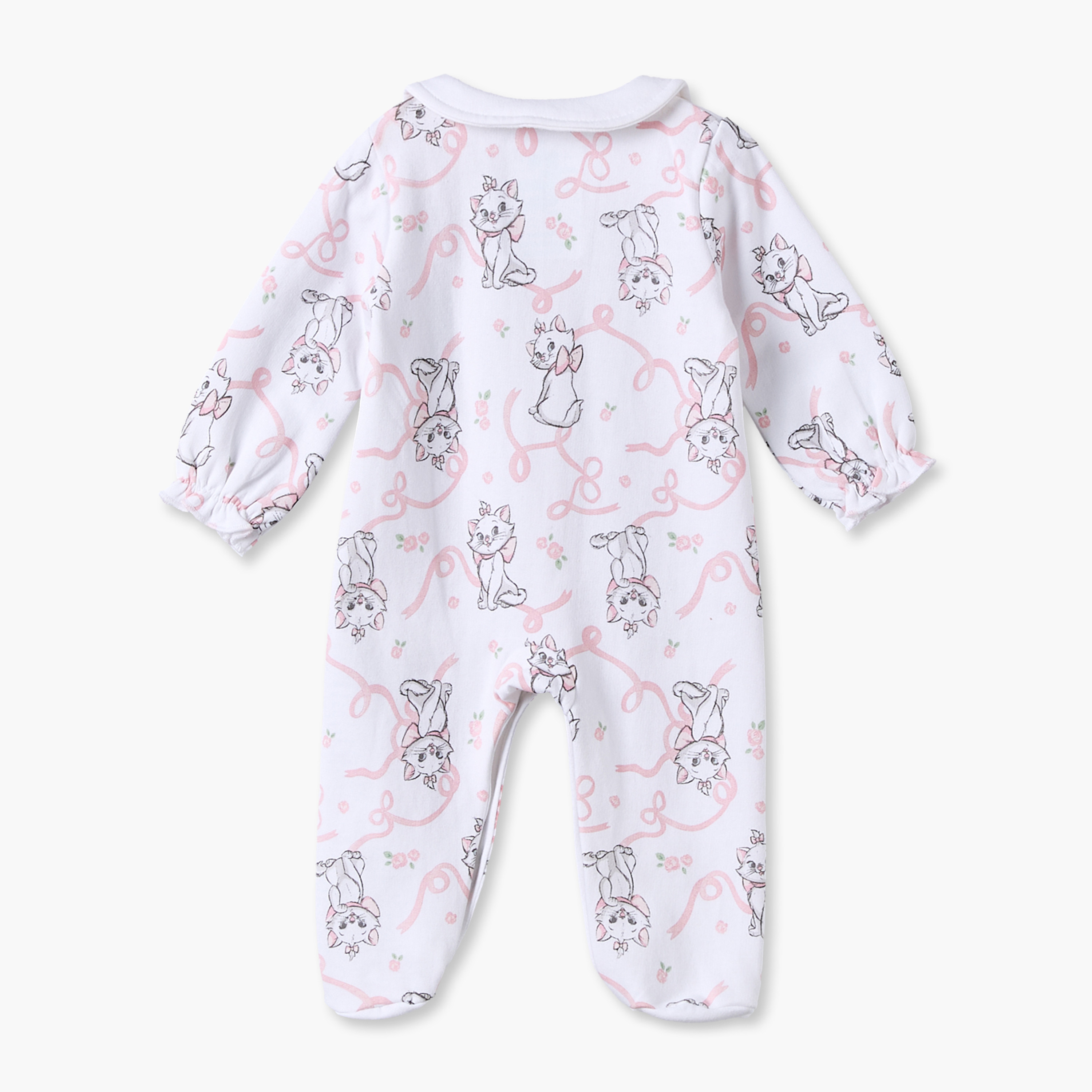 بدلة نوم قطنية بأكمام طويلة وياقة بيتر بان بطبعات ماري من ديزني-baby-girls-clothing-nightwear-sleepsuits-image-2