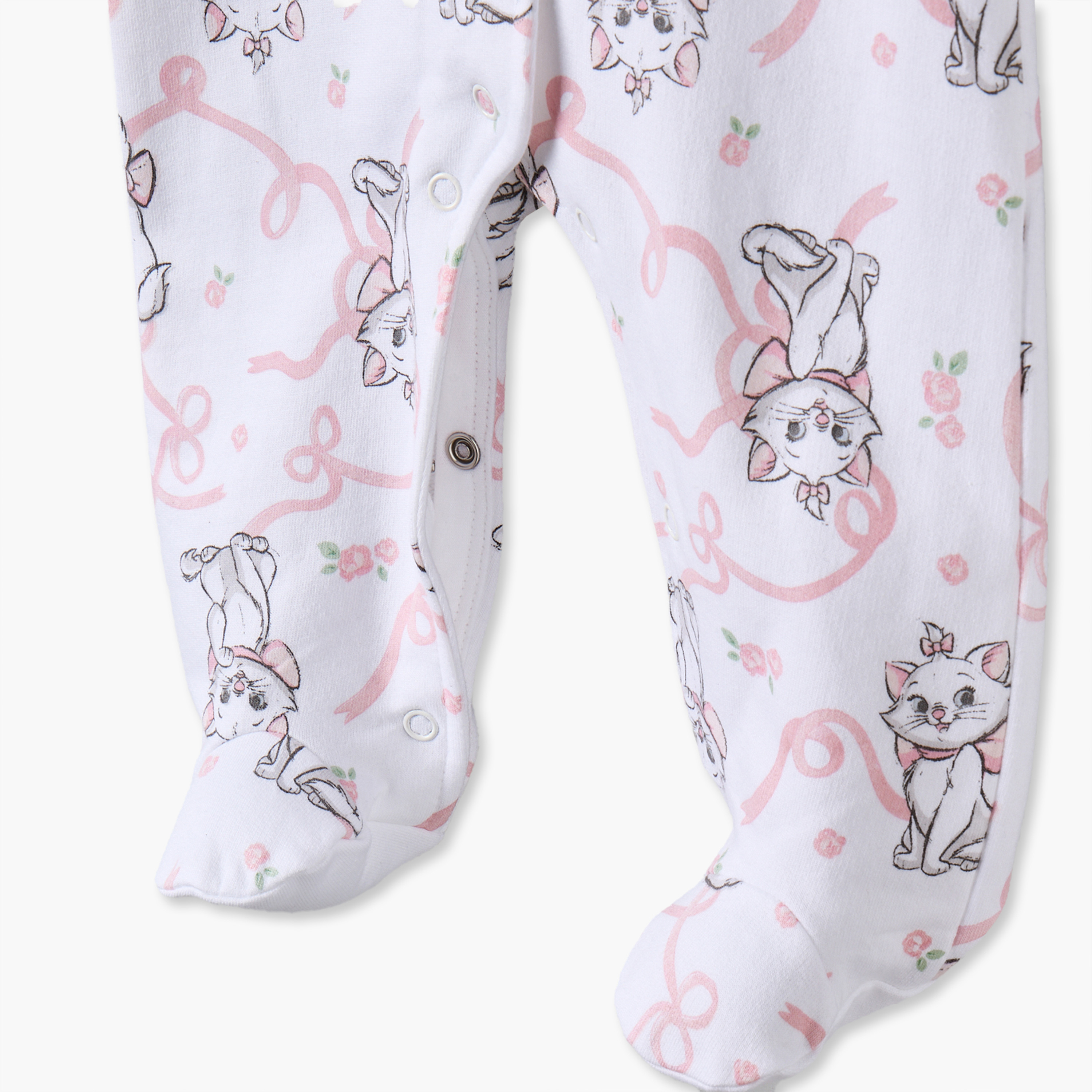 بدلة نوم قطنية بأكمام طويلة وياقة بيتر بان بطبعات ماري من ديزني-baby-girls-clothing-nightwear-sleepsuits-image-4