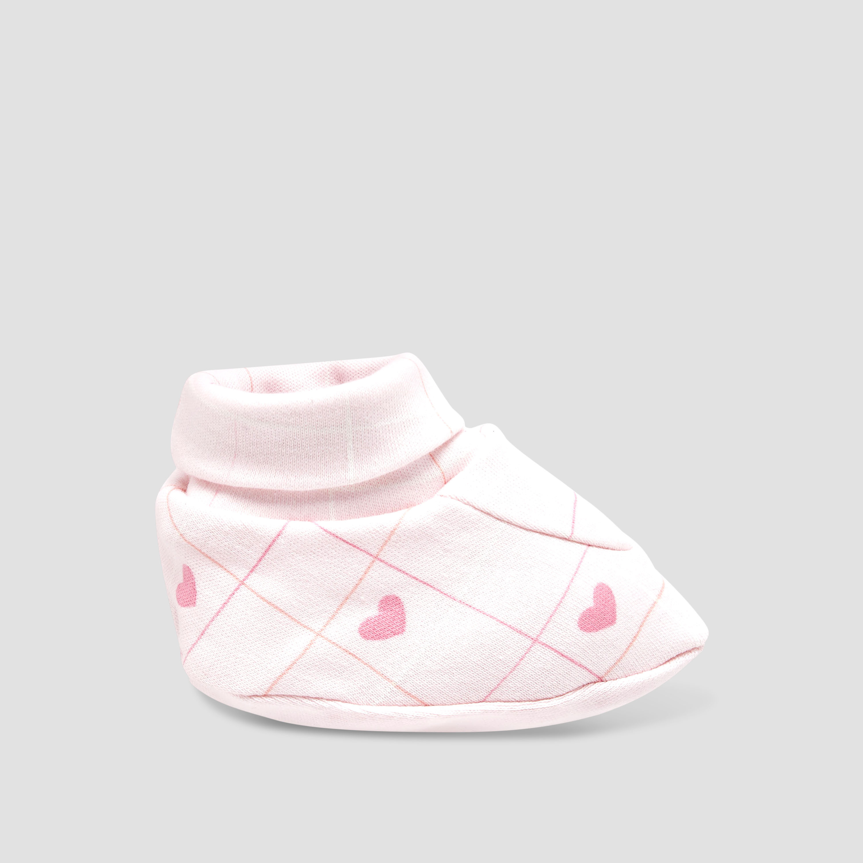 Pack of 2 Juniors Booties with Slip-On Pattern-baby-girls-shoes-booties-image-5