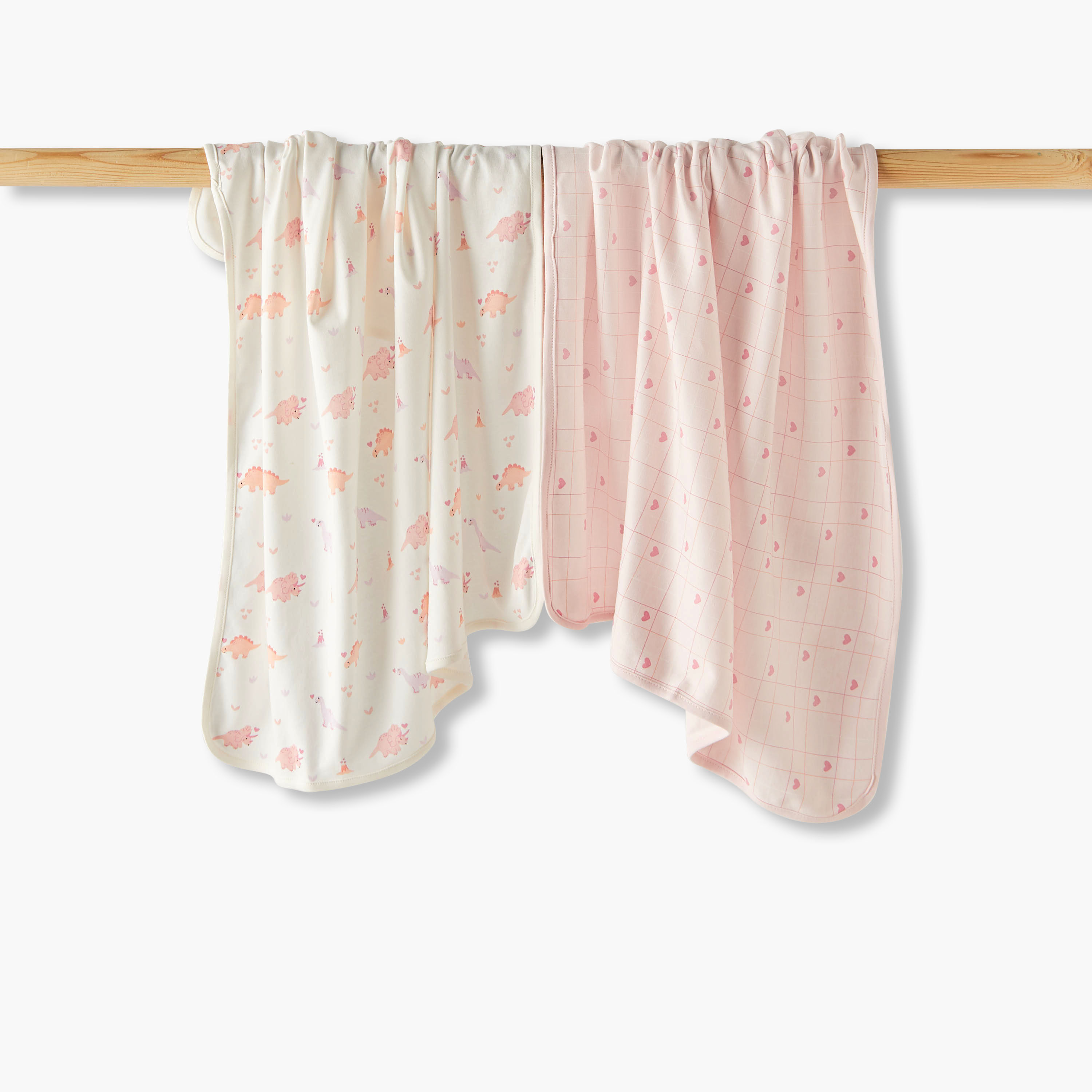 Pack of 2 Juniors Receiving Blanket with Print-baby-nursery-blanketsandswaddles-receivingblankets-image-1
