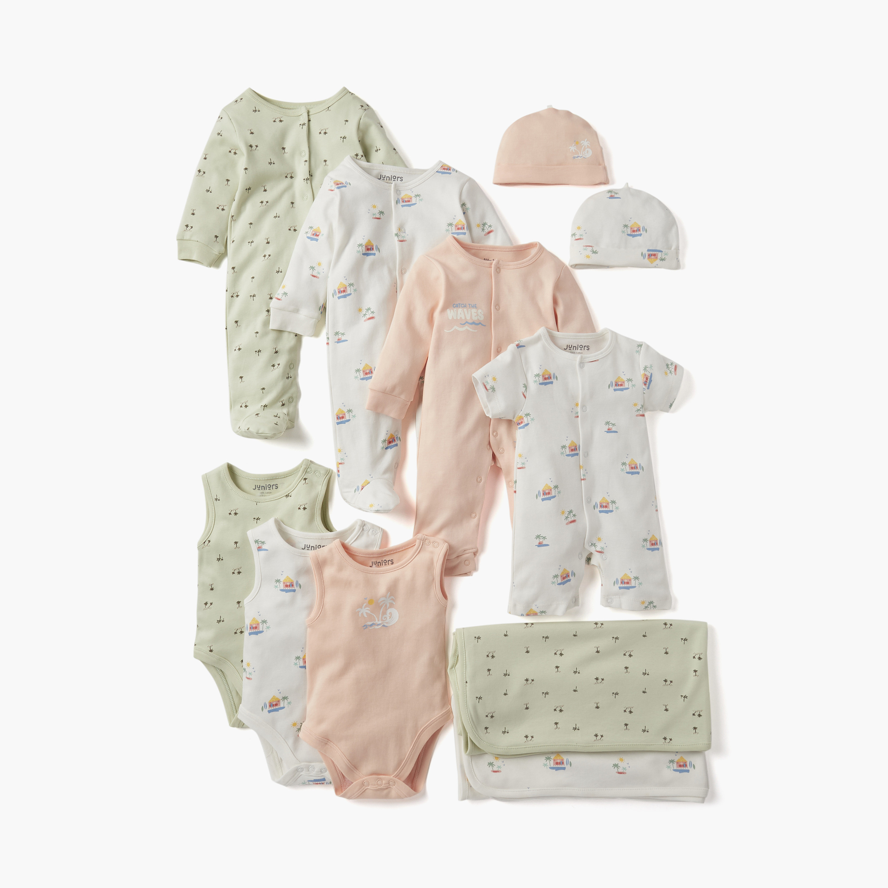 Juniors Graphic Print 4-Piece T-shirt with Pyjamas and Shorts Set-baby-boys-clothing-nightwear-pyjamasets-image-6