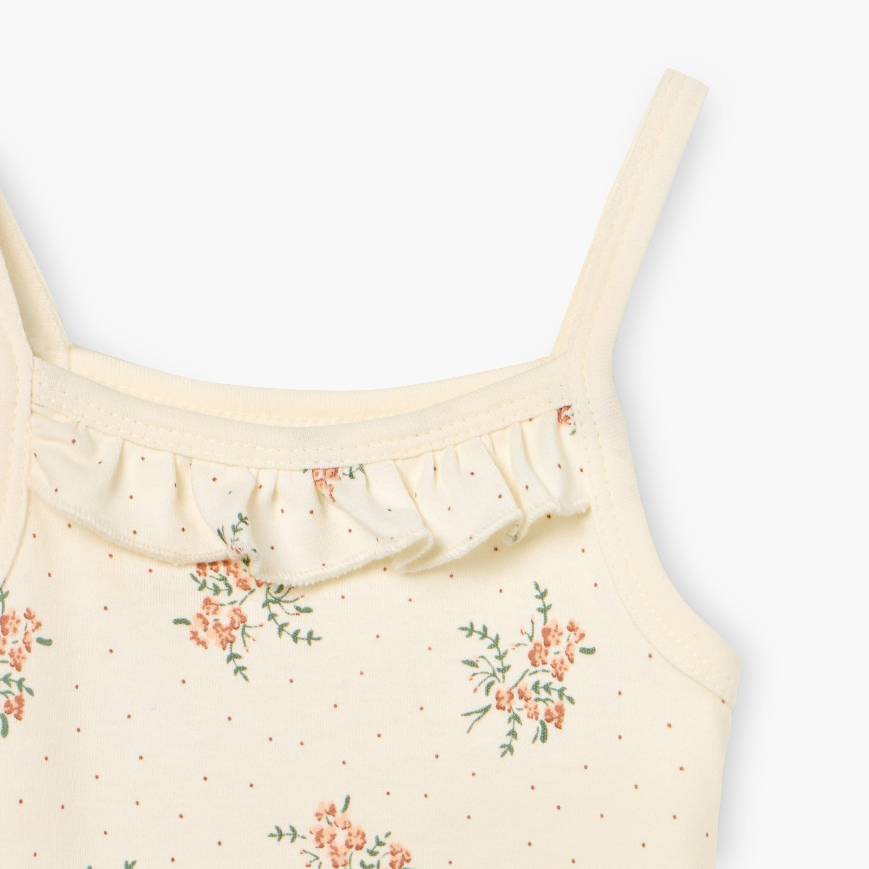 Juniors Floral Print Sleeveless Bodysuit with Snap Button Closure - Set of 2-baby-girls-clothing-bodysuits-image-6