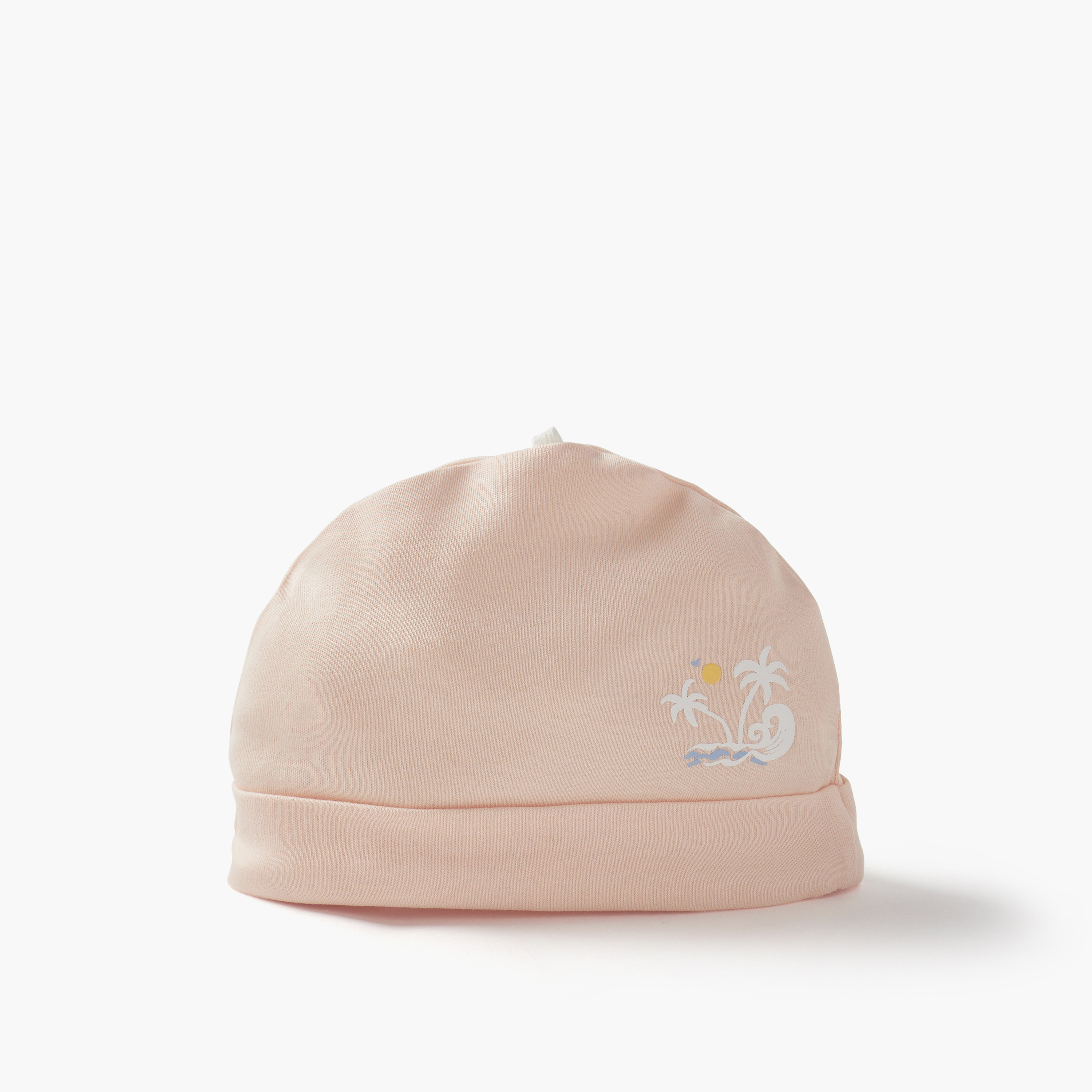 Juniors Printed Beanie Cap - Set of 2-baby-boys-accessories-caps-image-3