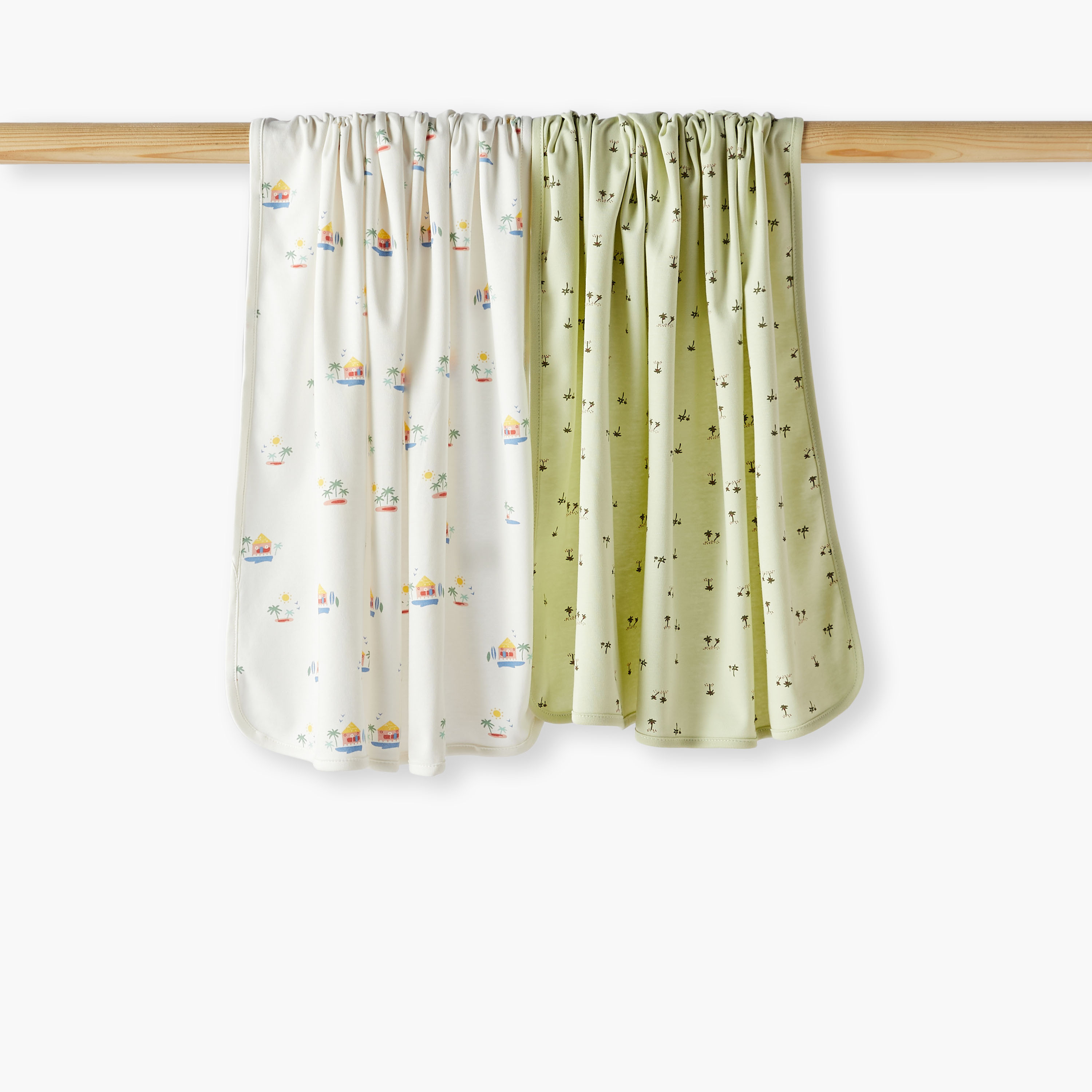 Juniors Assorted 2-Piece Receiving Blanket Set - 70x70 cm-baby-nursery-blanketsandswaddles-receivingblankets-image-1