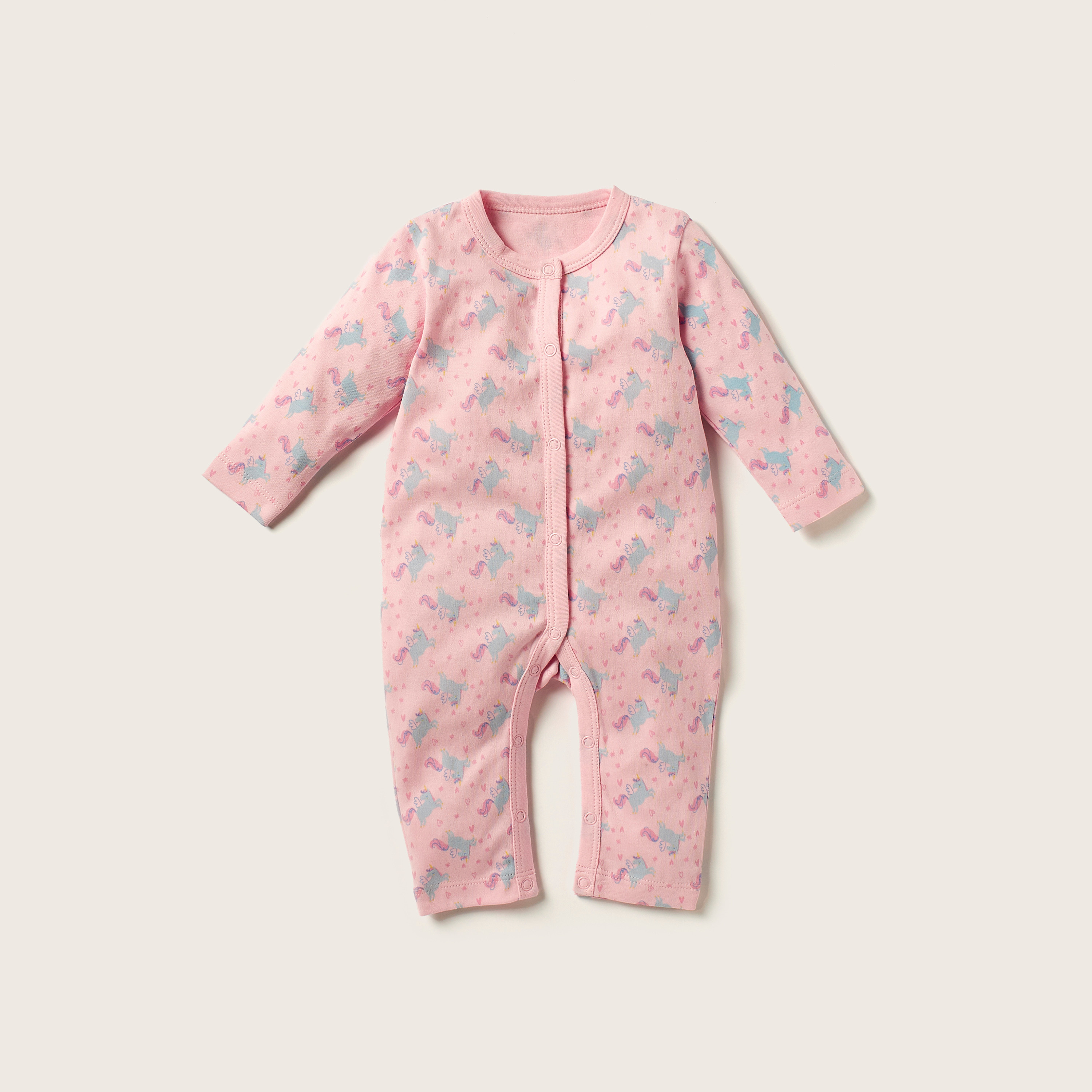 Juniors 3-Piece Unicorn Themed Clothing Set-baby-girls-clothing-nightwear-sleepsuits-image-2
