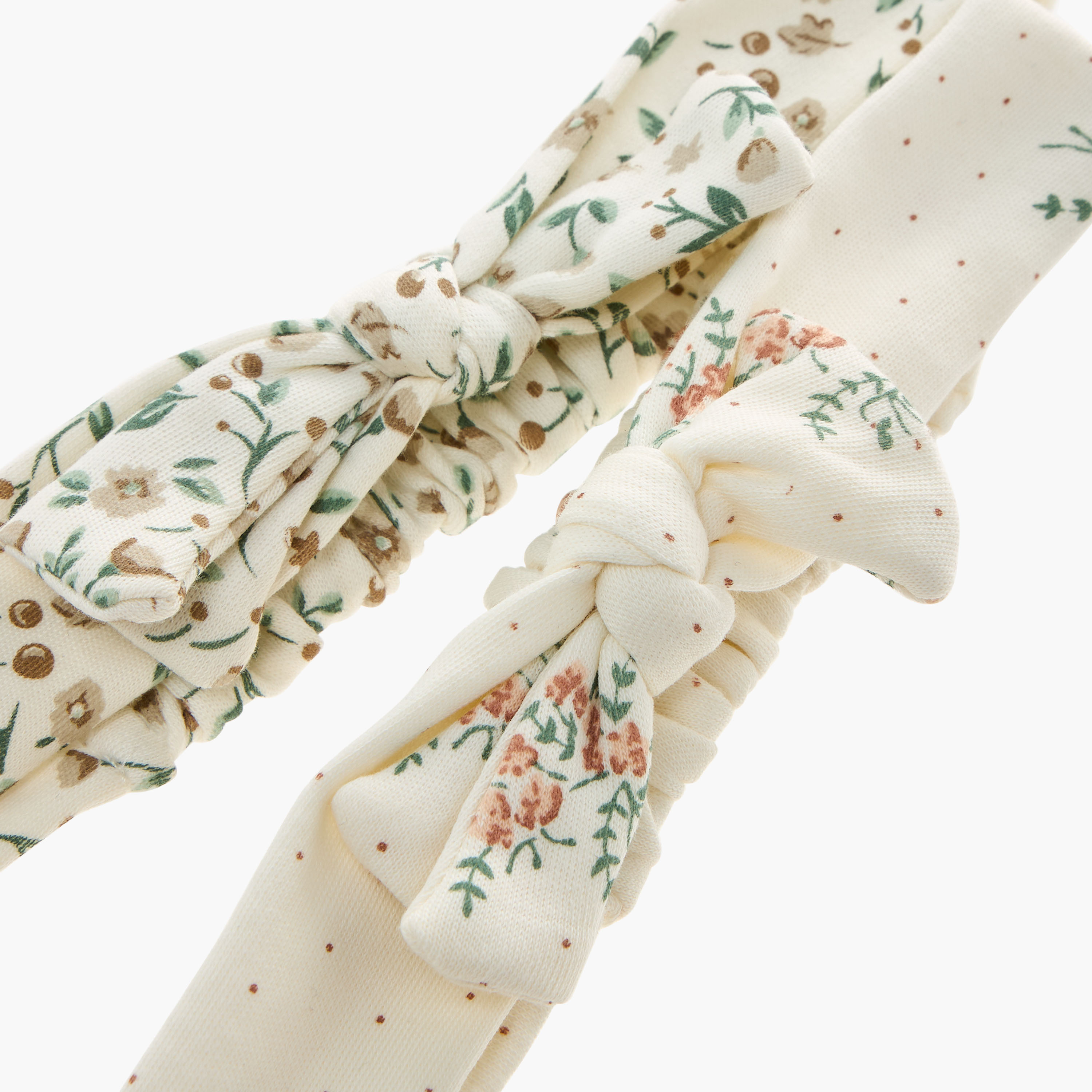 Juniors Floral Print Headband with Bow - Set of 2-baby-girls-accessories-hairaccessories-image-4