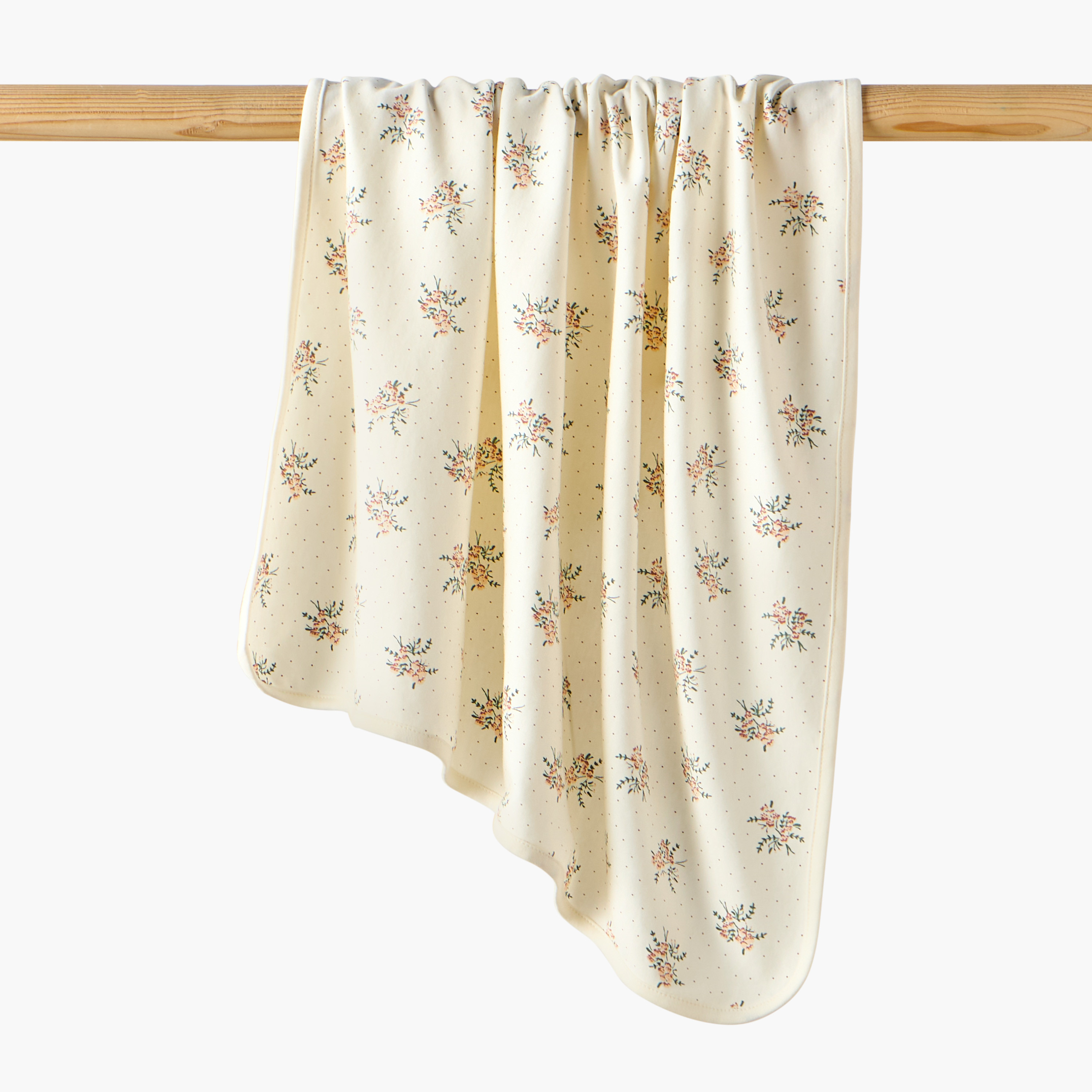 Juniors Floral Print Receiving Blanket-baby-nursery-blanketsandswaddles-receivingblankets-image-1