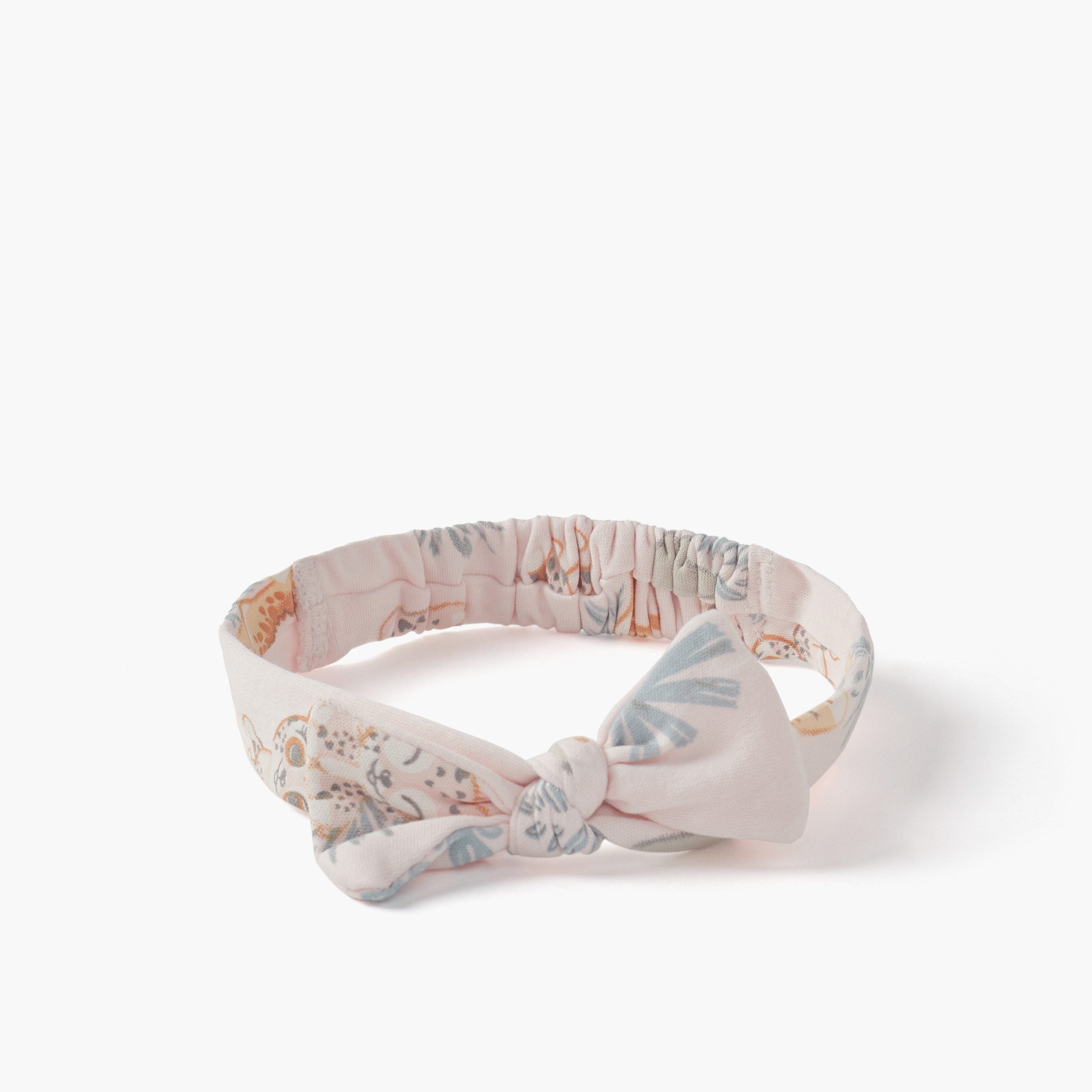 شرائط رأس بزخارف فيونكة وطبعات من جونيورز- طقم من 3 قطع-baby-girls-accessories-hairaccessories-image-4