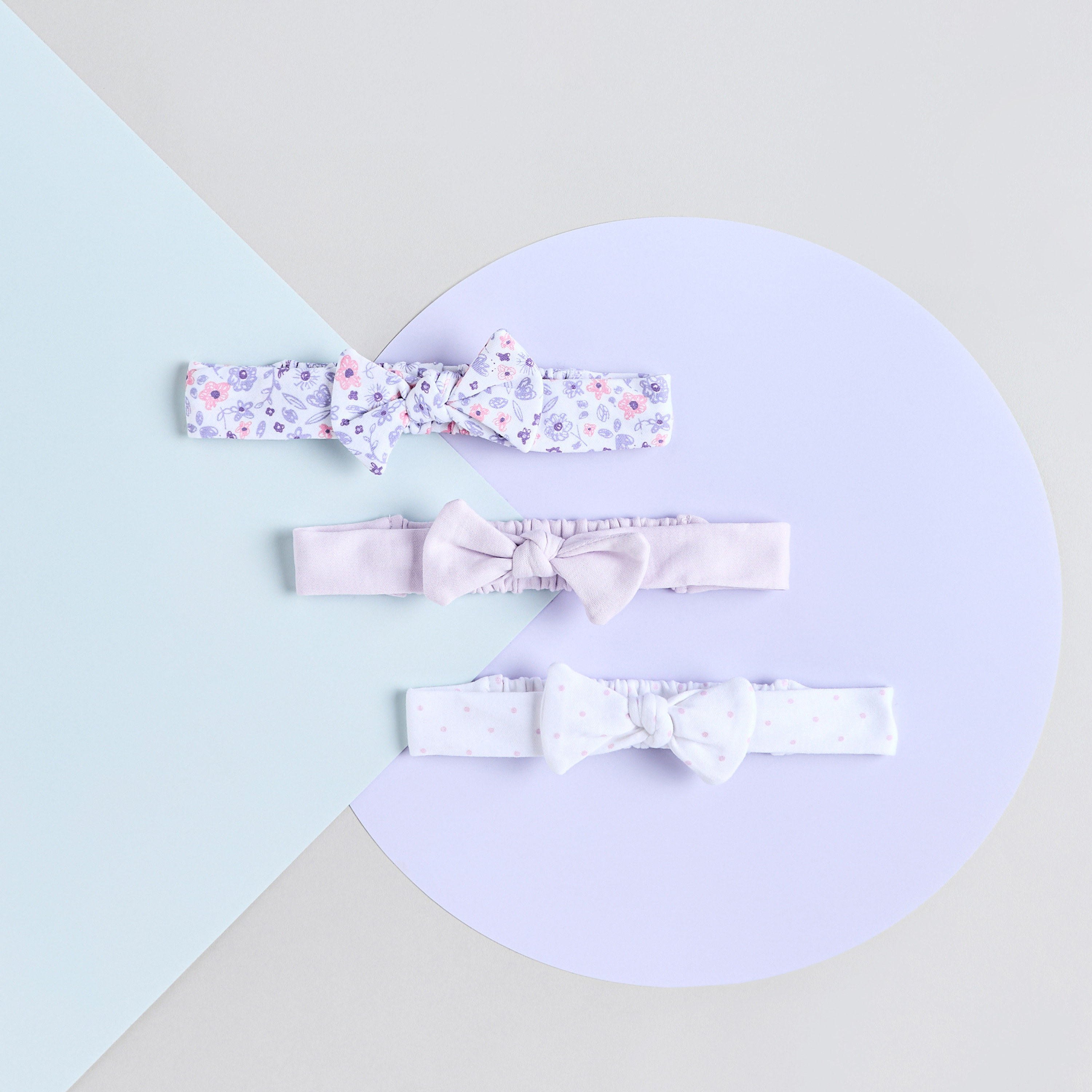 Juniors Bow Detail Headband - Set of 3-baby-girls-accessories-hairaccessories-image-1