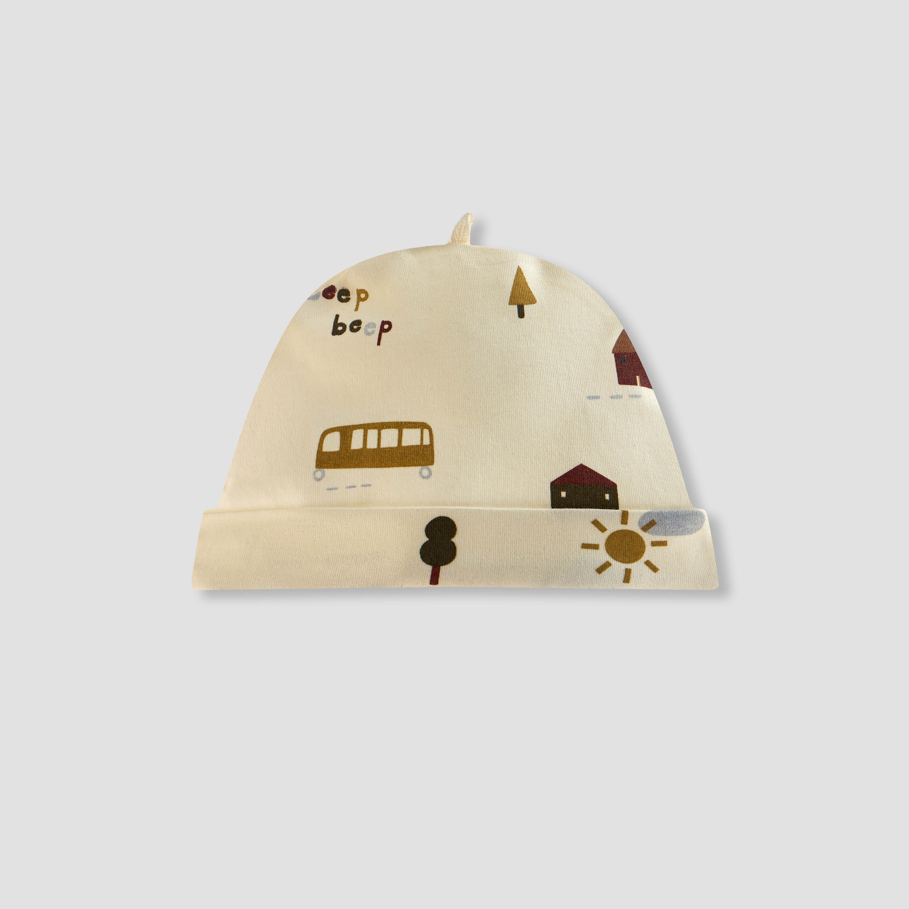Juniors Printed Beanie - Set of 2-baby-boys-accessories-caps-image-4