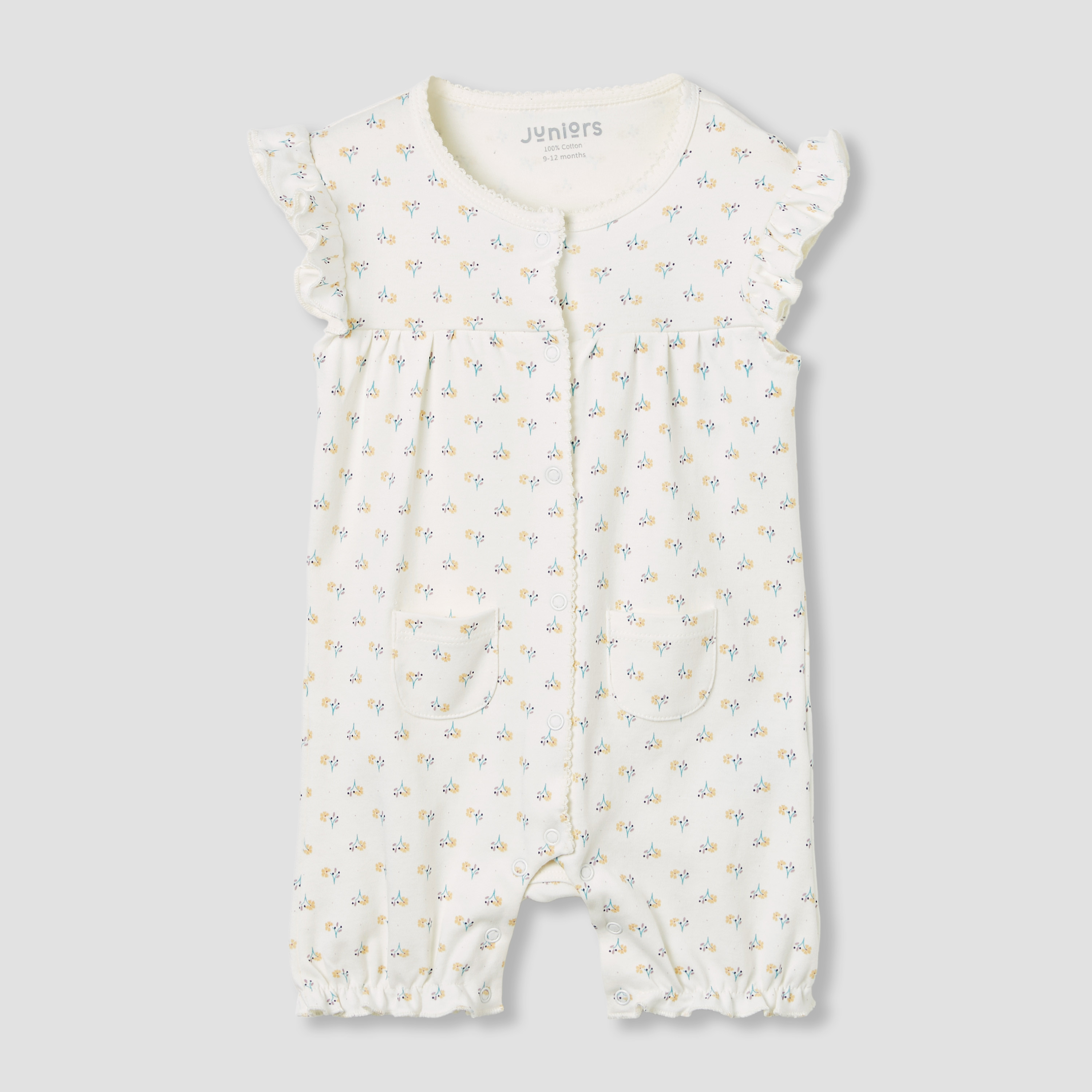 رومبر بأكمام كشكش وطبعات من جونيورز-baby-girls-clothing-rompers-image-2